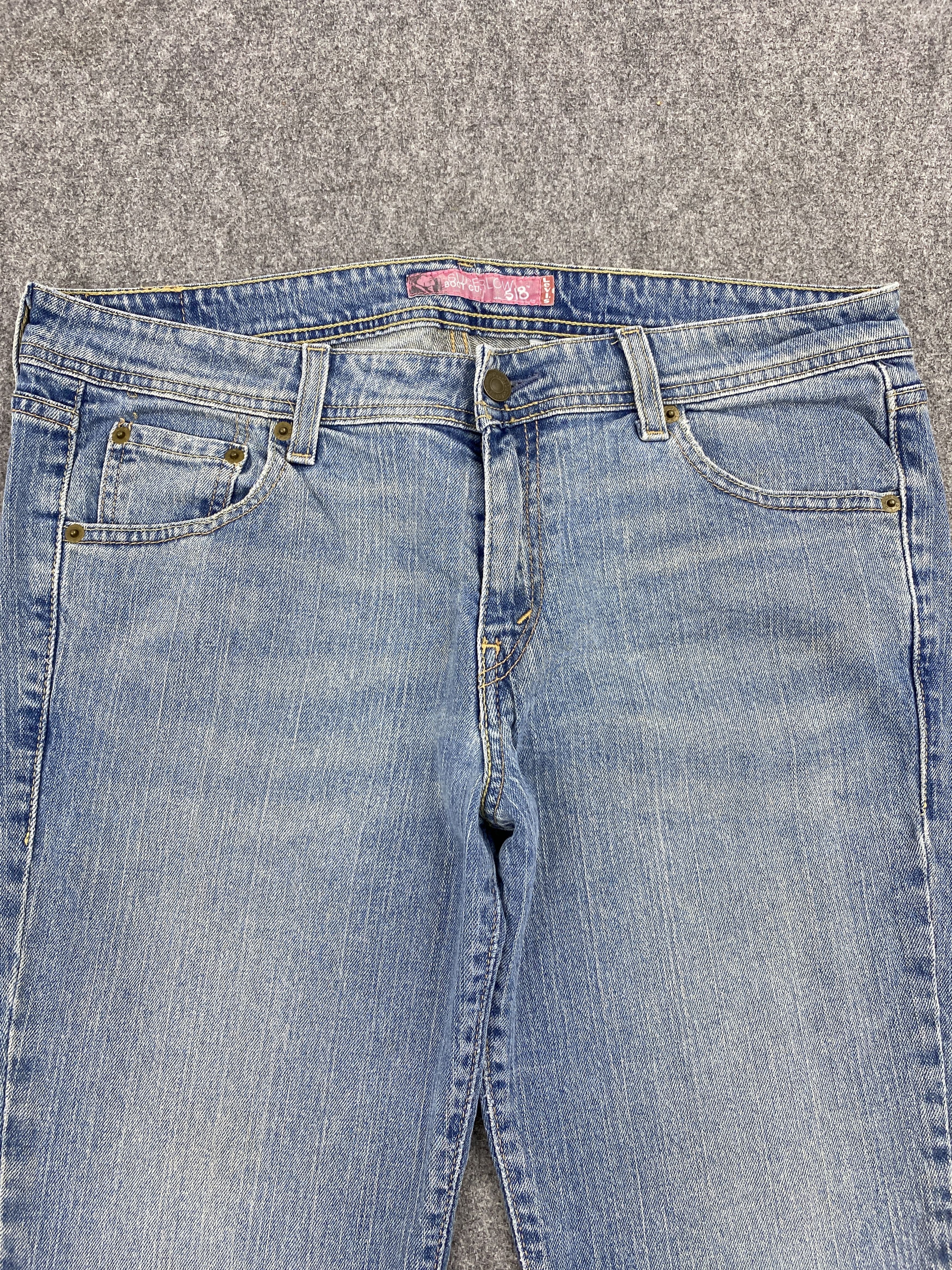 Levi's × Vintage Vintage Levi's 518 Superlow Bootcut Jeans Size US 35 - 2 Thumbnail
