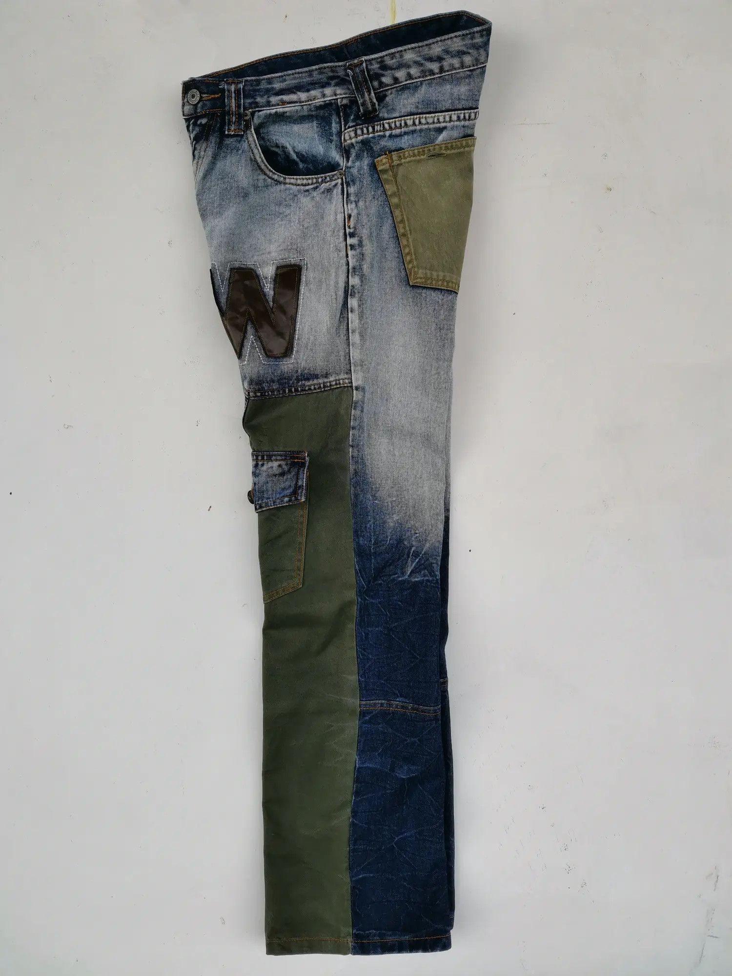 Japanese Brand Rare!!! Guwawa Jeans Tactical Cargo Multipocket Pants Size US 28 / EU 44 - 12 Thumbnail