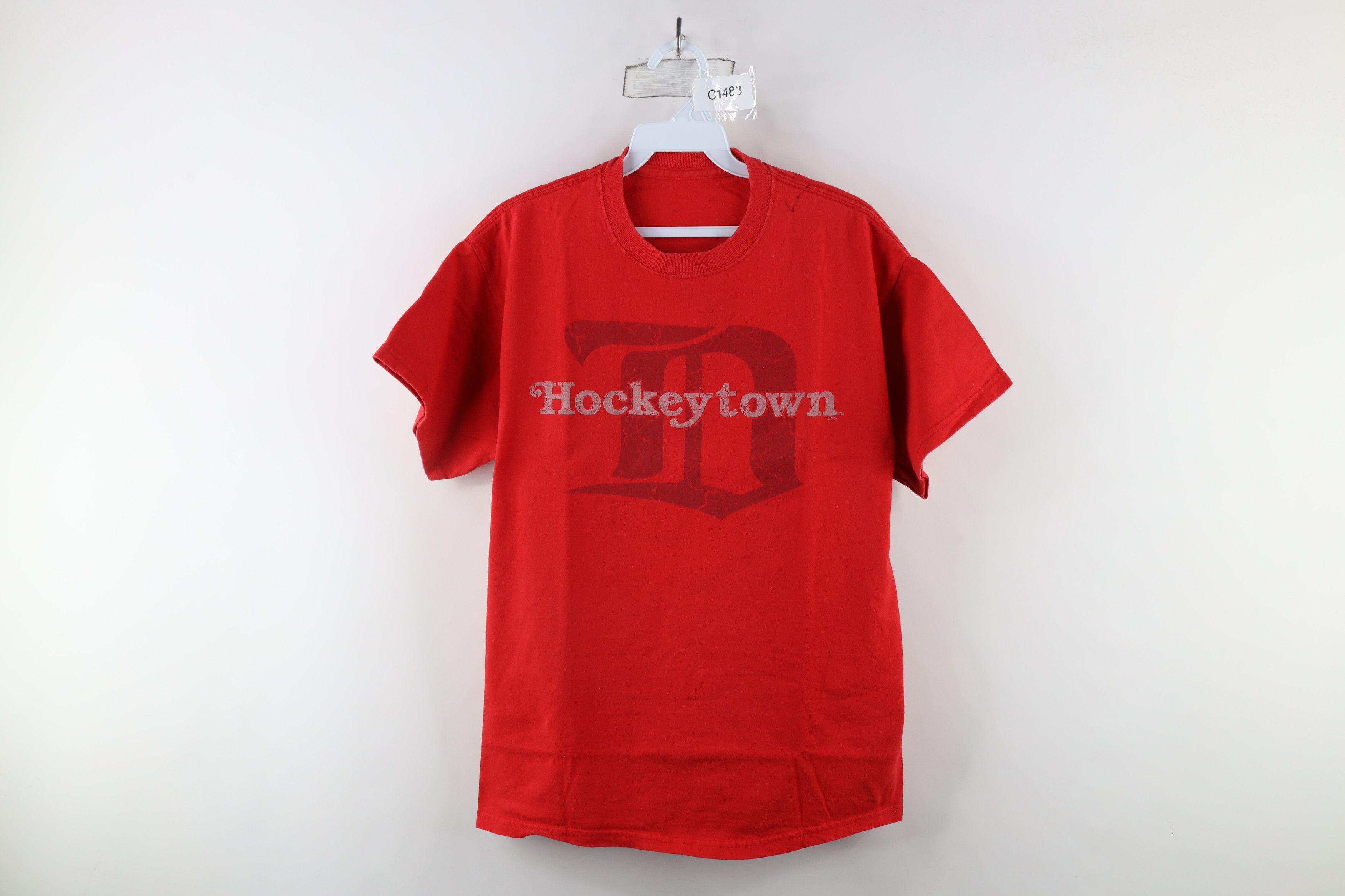 Vintage Vintage D Detroit Red Wings Hockey Short Sleeve T-Shirt Size US M / EU 48-50 / 2 - 1 Thumbnail