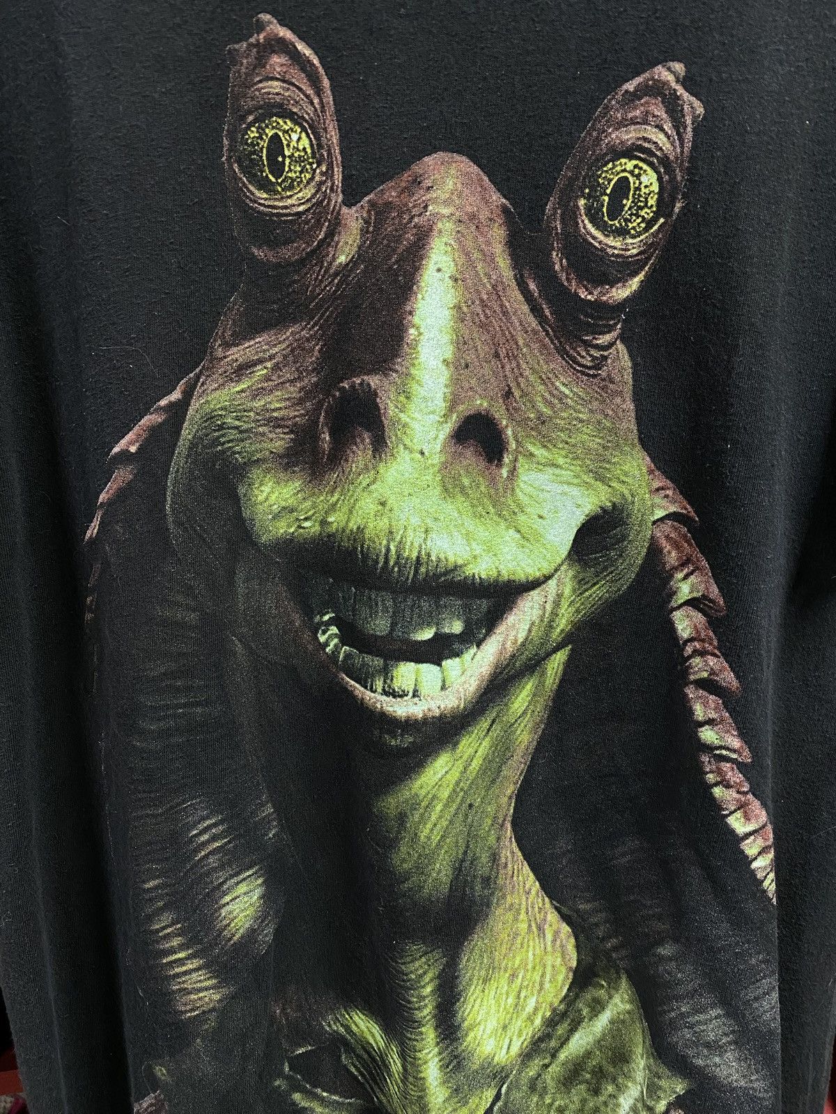 Disney Vintage 90’s Star Wars Ep 1 Jar Jar T-Shirt Adult Medium Size US M / EU 48-50 / 2 - 2 Thumbnail