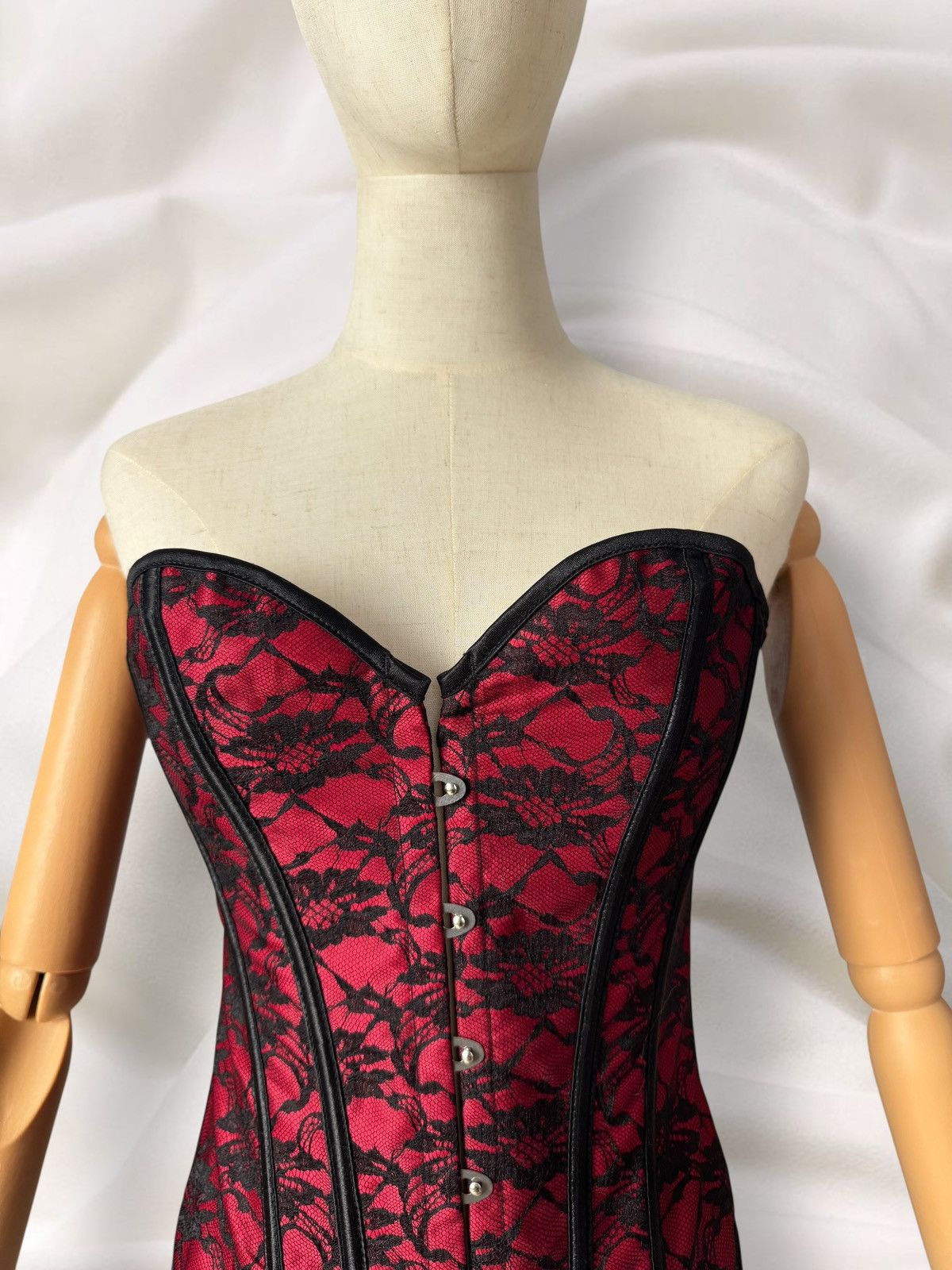 Hysteric Glamour Romantic Y2K Super Sexy Vintage Lace Corset Top Size S / US 4 / IT 40 - 3 Thumbnail