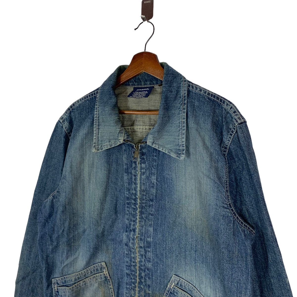 Dickies × Vintage VINTAGE DICKIES WORKERS DENIM ZIPPER JACKET Size US XL / EU 56 / 4 - 3 Thumbnail