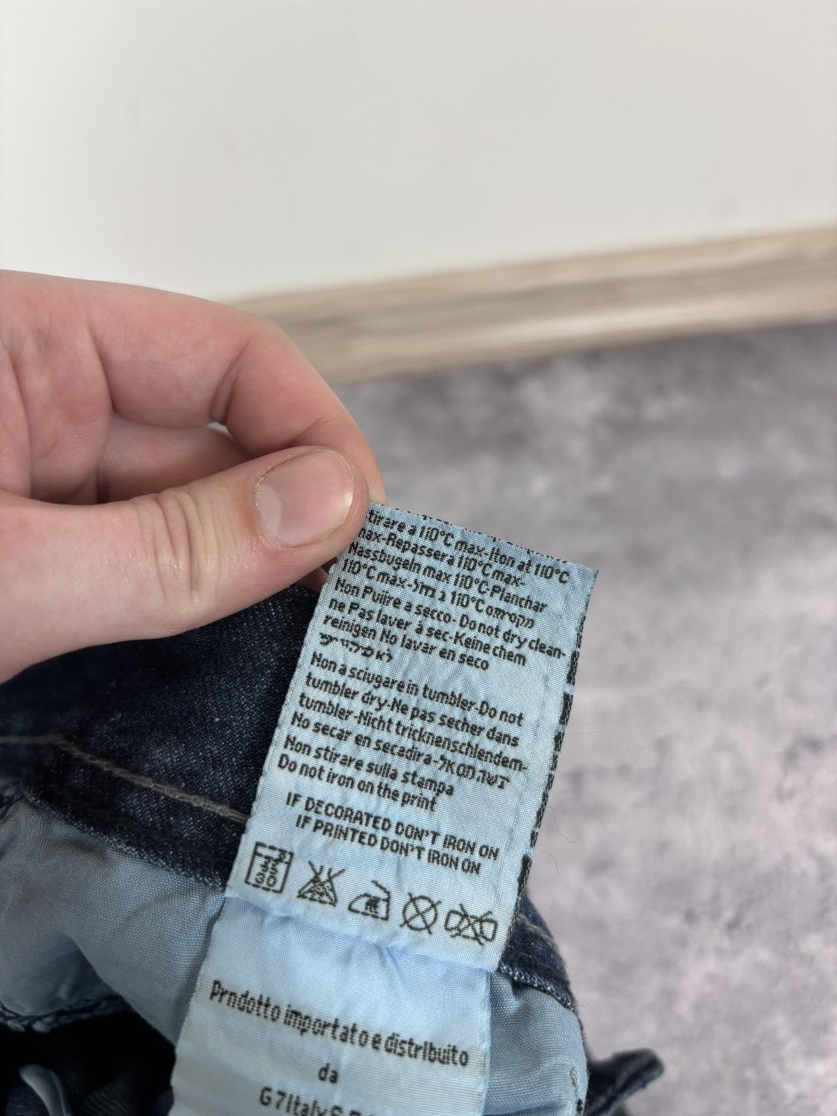 Japanese Brand Vintage Justing Y2K Dark Blue Faded Wash Denim Jeans Size US 32 / EU 48 - 12 Thumbnail