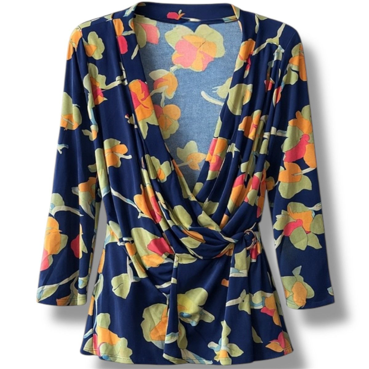 Lauren Ralph Lauren LAUREN RALPH LAUREN BLACK LABEL FLOWERS ART BLOUSE Size 3XL / US 20-22 - 1 Thumbnail