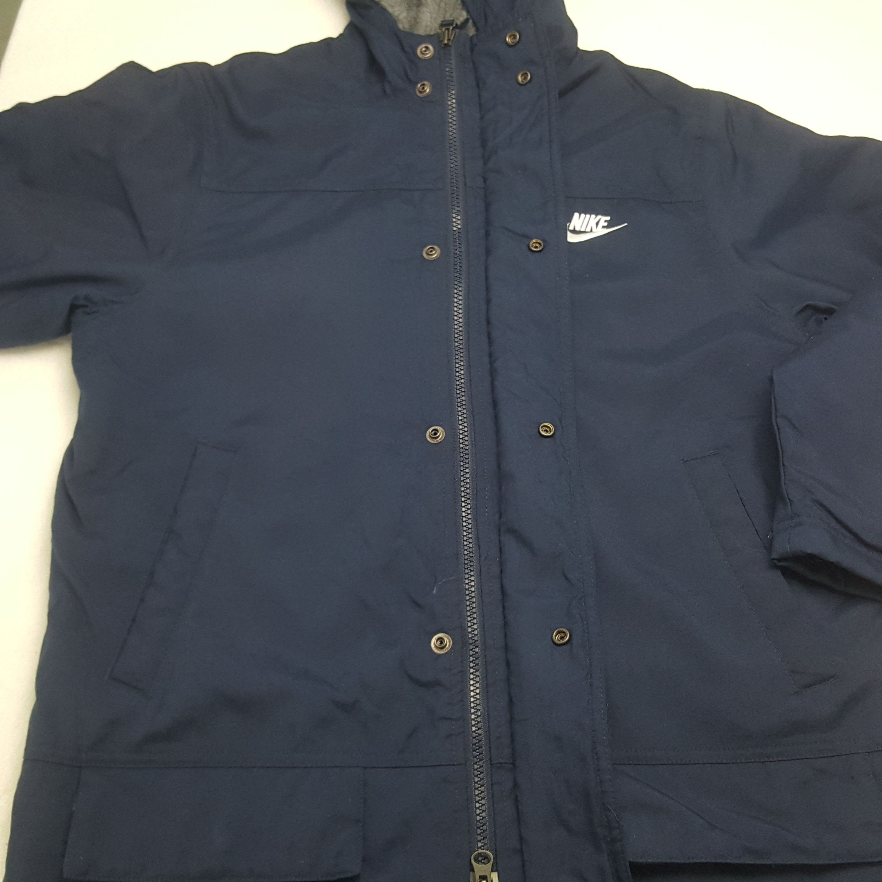 Nike × Vintage Vintage NIKE Swoosh Puffer Long Jacket Size US M / EU 48-50 / 2 - 10 Thumbnail