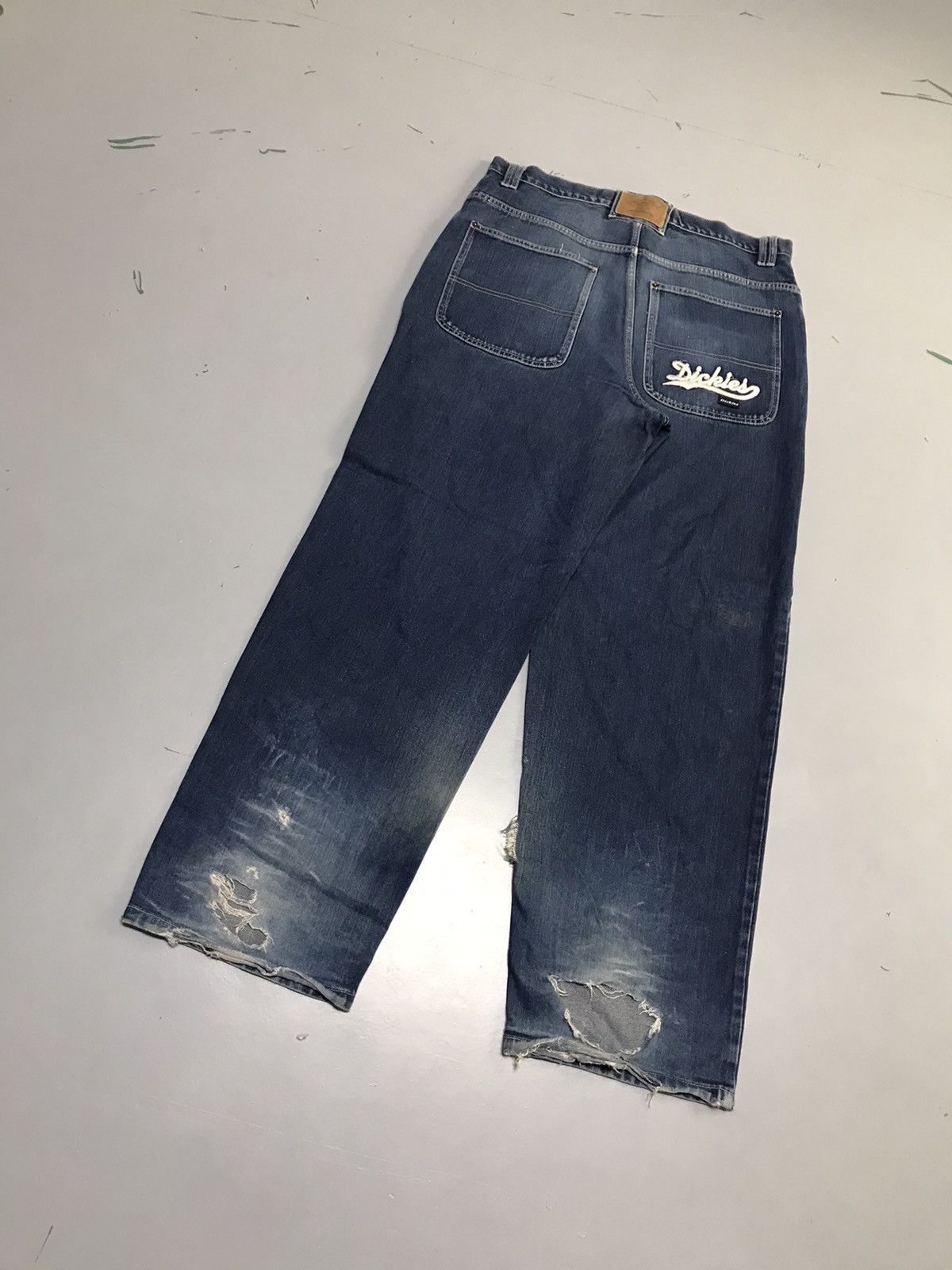 Dickies Vintage dickies big daddy damaged denim Size US 38 / EU 54 - 10 Thumbnail