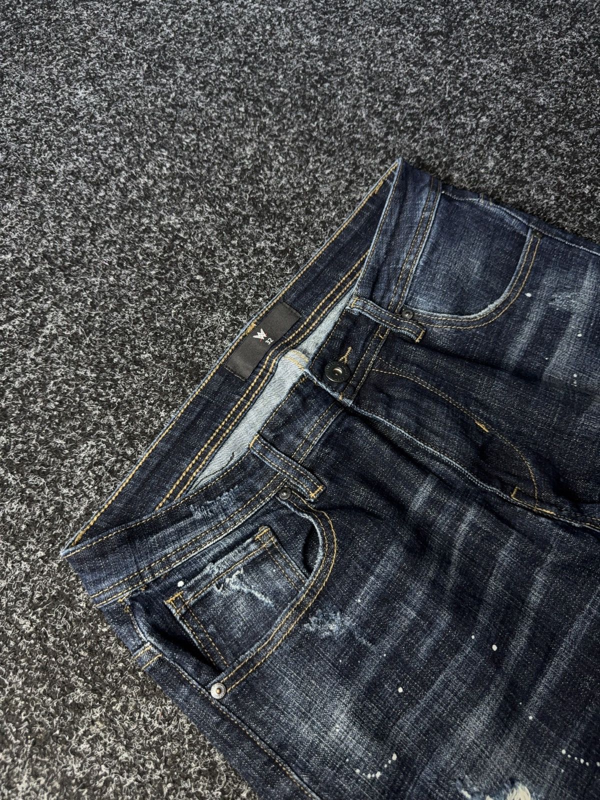 WWE Vintage 00s Wrestling WWE Distressed official denim pants Size US 31 - 8 Thumbnail