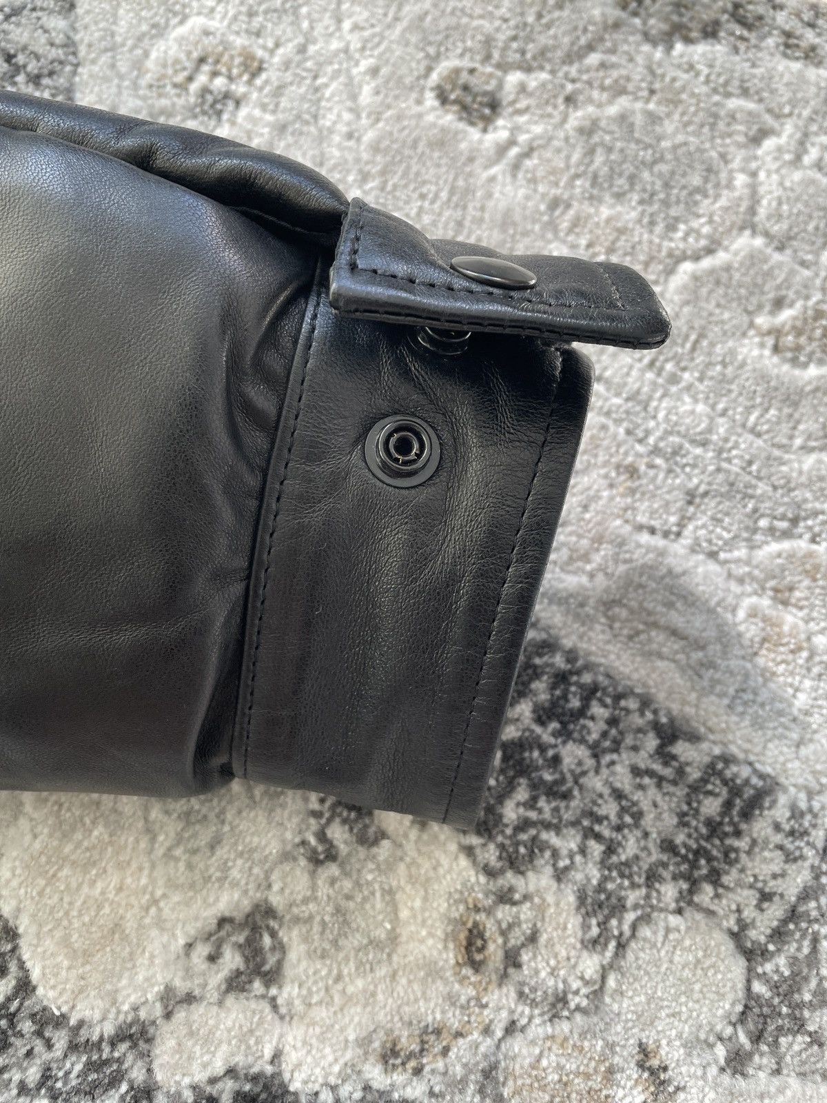 Sangiev ROUGH Black Nappa Leather Puffer Jacket Size US S / EU 44-46 / 1 - 10 Thumbnail