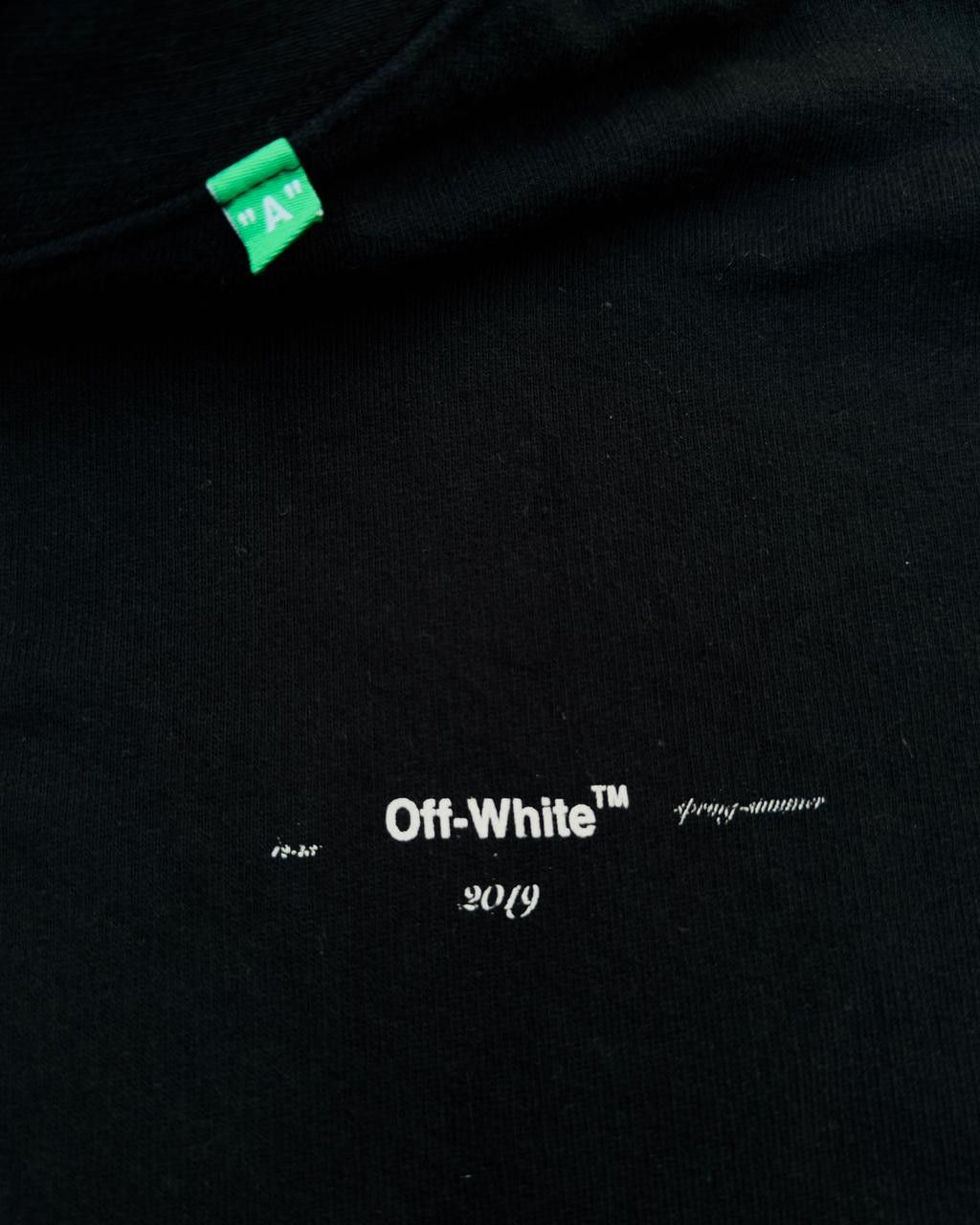 Off-White OFF-WHITE DIAG STENCIL HOODIE SS19 Size US L / EU 52-54 / 3 - 4 Thumbnail