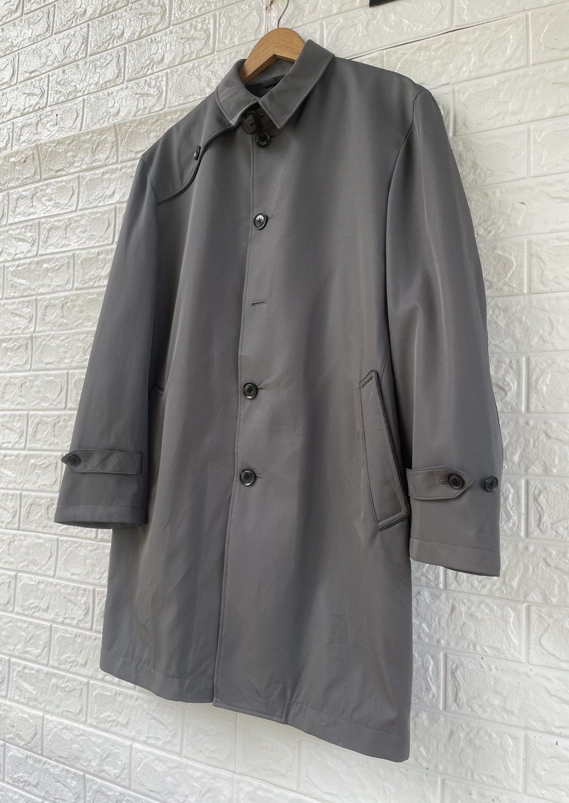 Japanese Brand × Vintage Vintage D’Homme A Homme Trench Coat Size US XL / EU 56 / 4 - 3 Thumbnail
