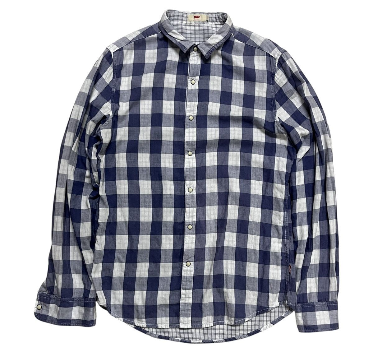 Levi's × Levi's Made & Crafted × Levi's Vintage Clothing Levis Linen Checkered Button Shirt Size US S / EU 44-46 / 1 - 1 Thumbnail