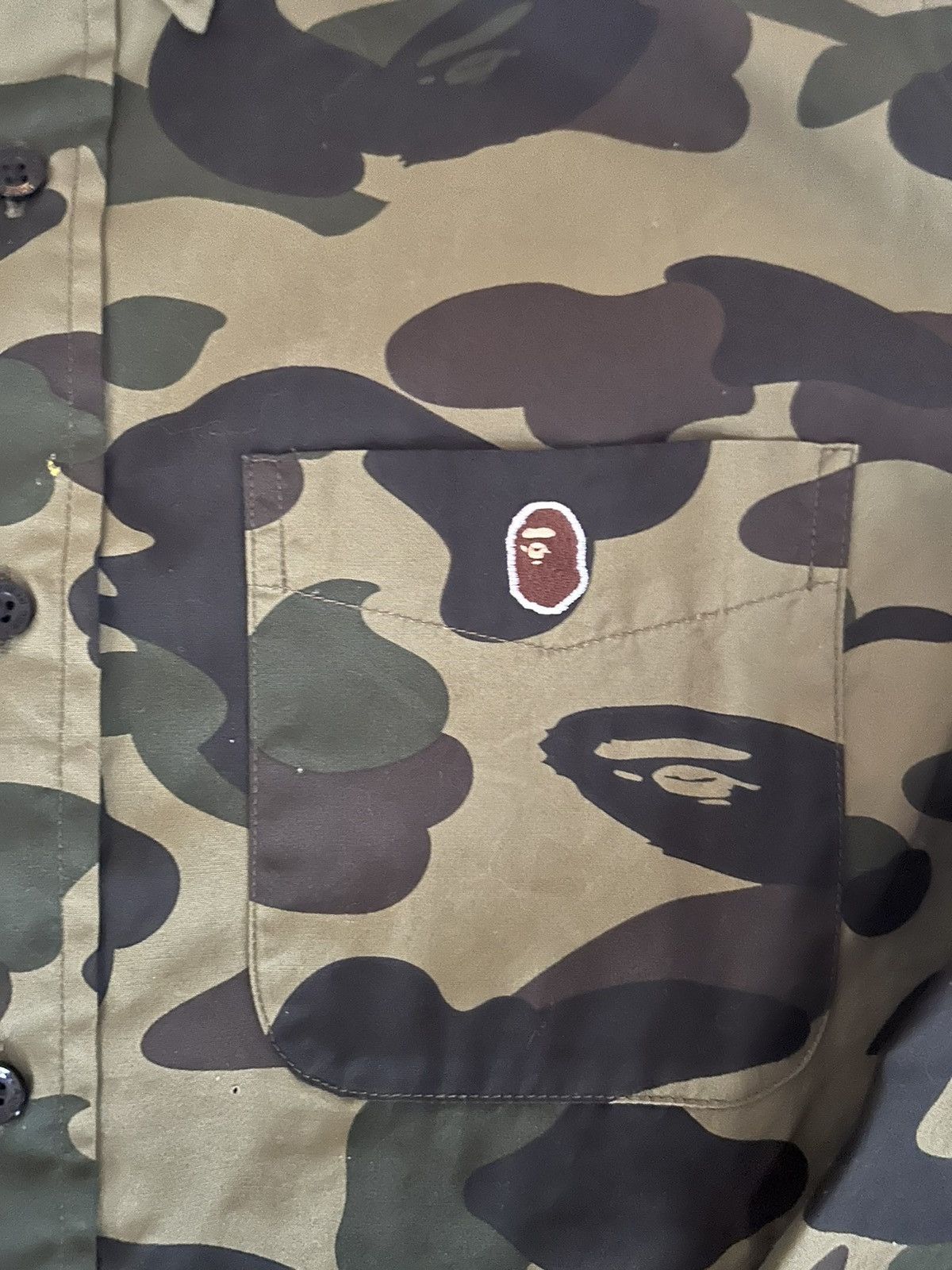 Bape 1st Camo One Point BD Shirt Size US M / EU 48-50 / 2 - 3 Thumbnail