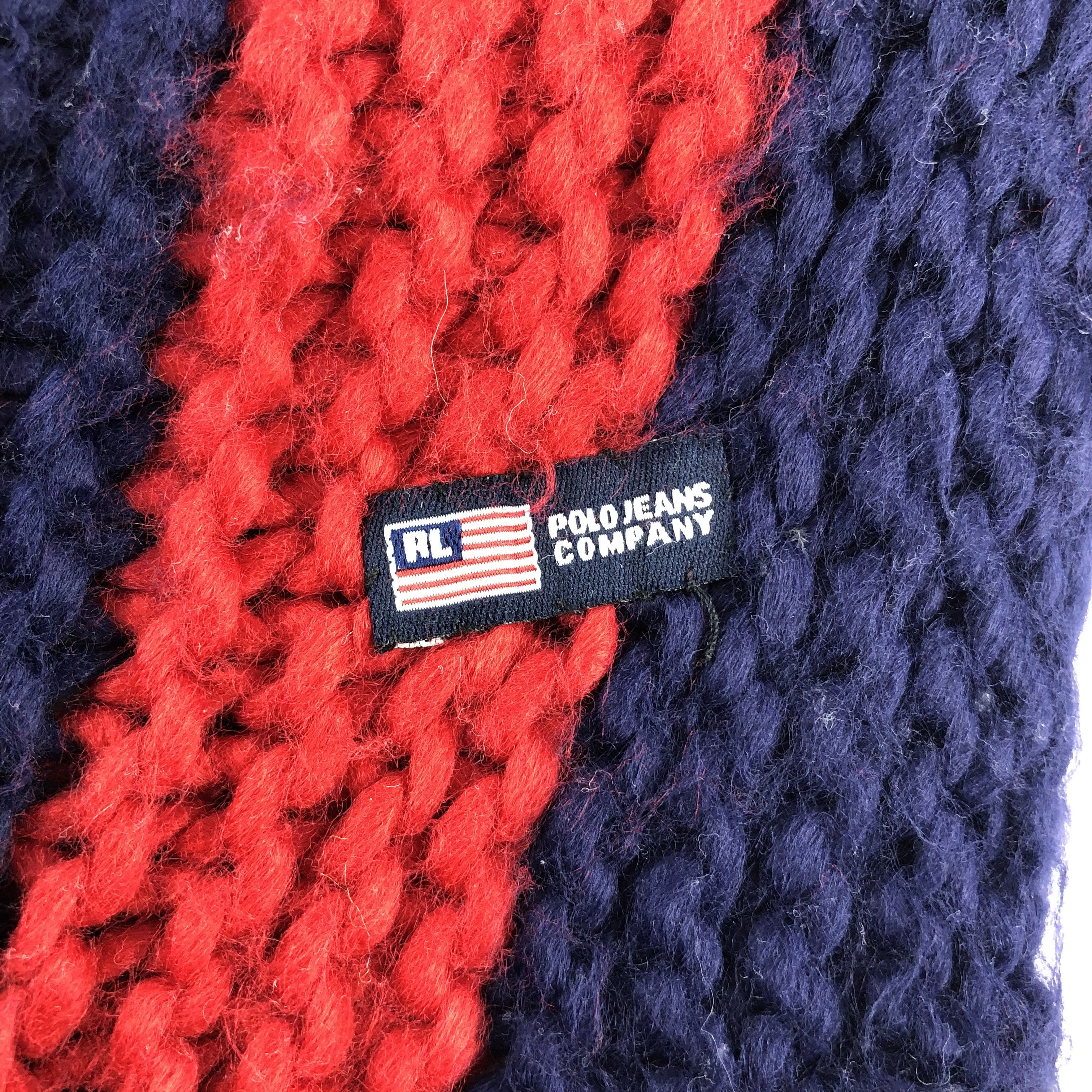 Polo Ralph Lauren × Vintage Vintage Polo Ralph Lauren Scarf - WW3305 Size ONE SIZE - 4 Thumbnail