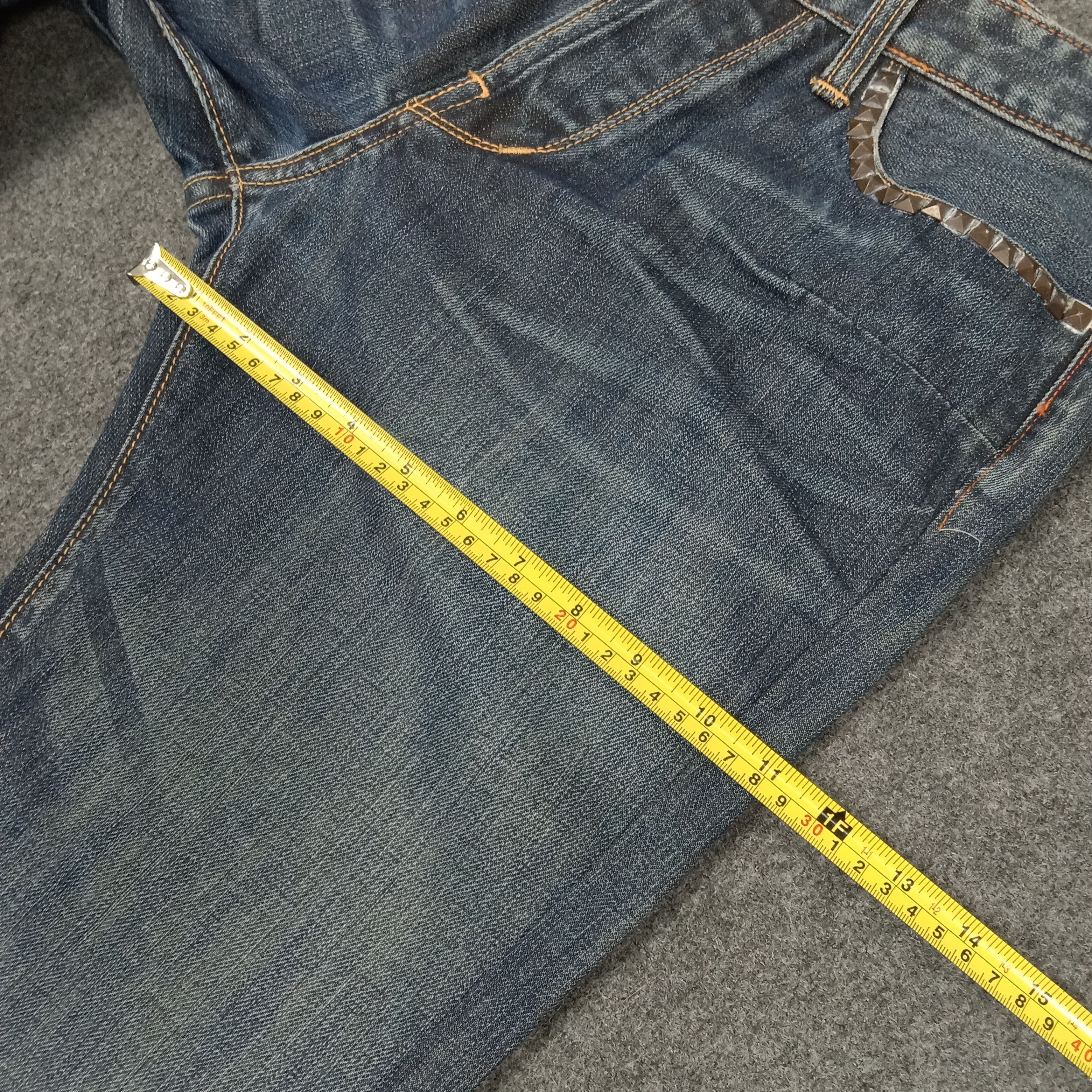 Christian Audigier × Ed Hardy × Vintage Ed Hardy Christian Audugier Custom Logo Jeans Size US 31 - 11 Thumbnail
