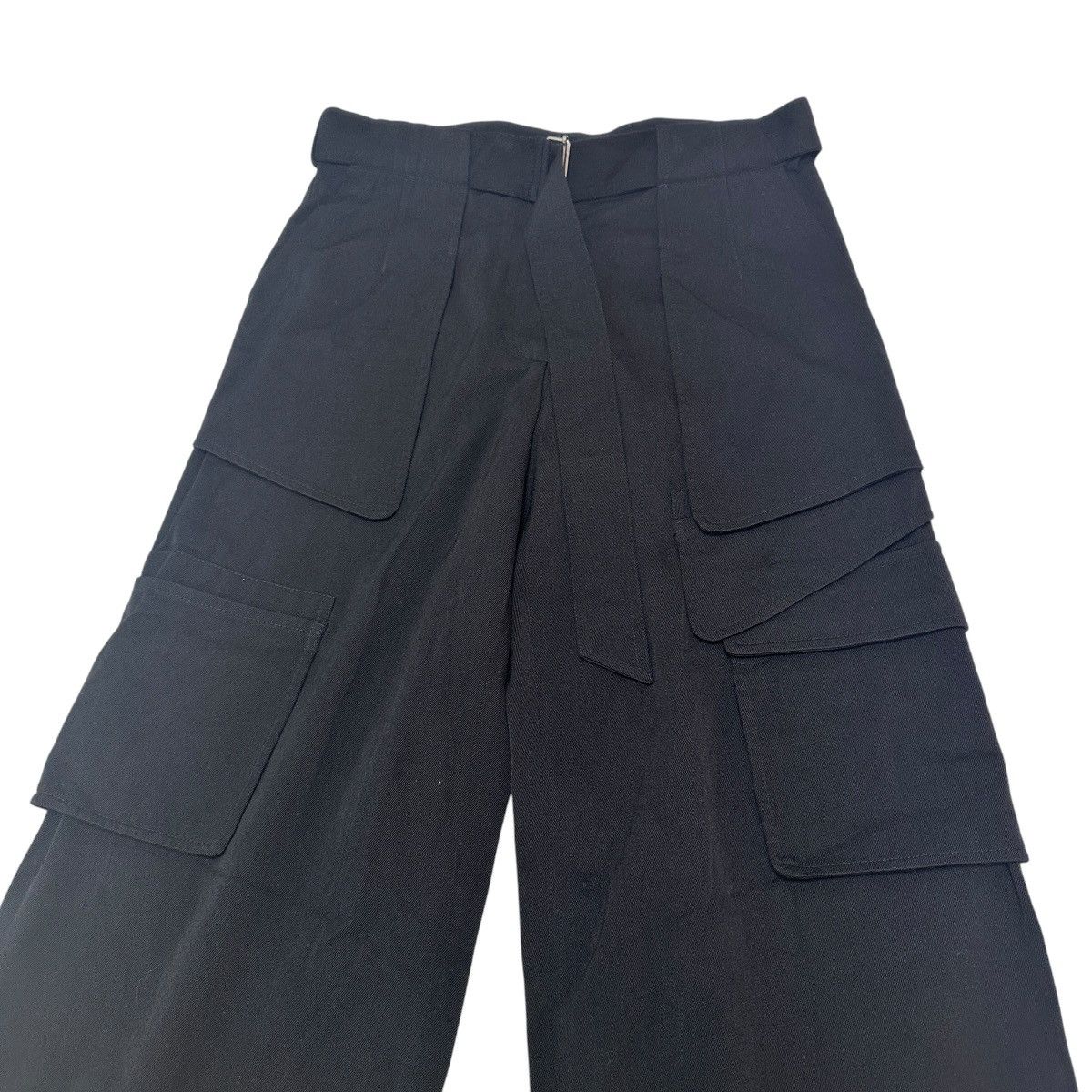 Dries Van Noten Dries Van Noten Wide Belted Cargo Trousers Size 33" - 3 Thumbnail