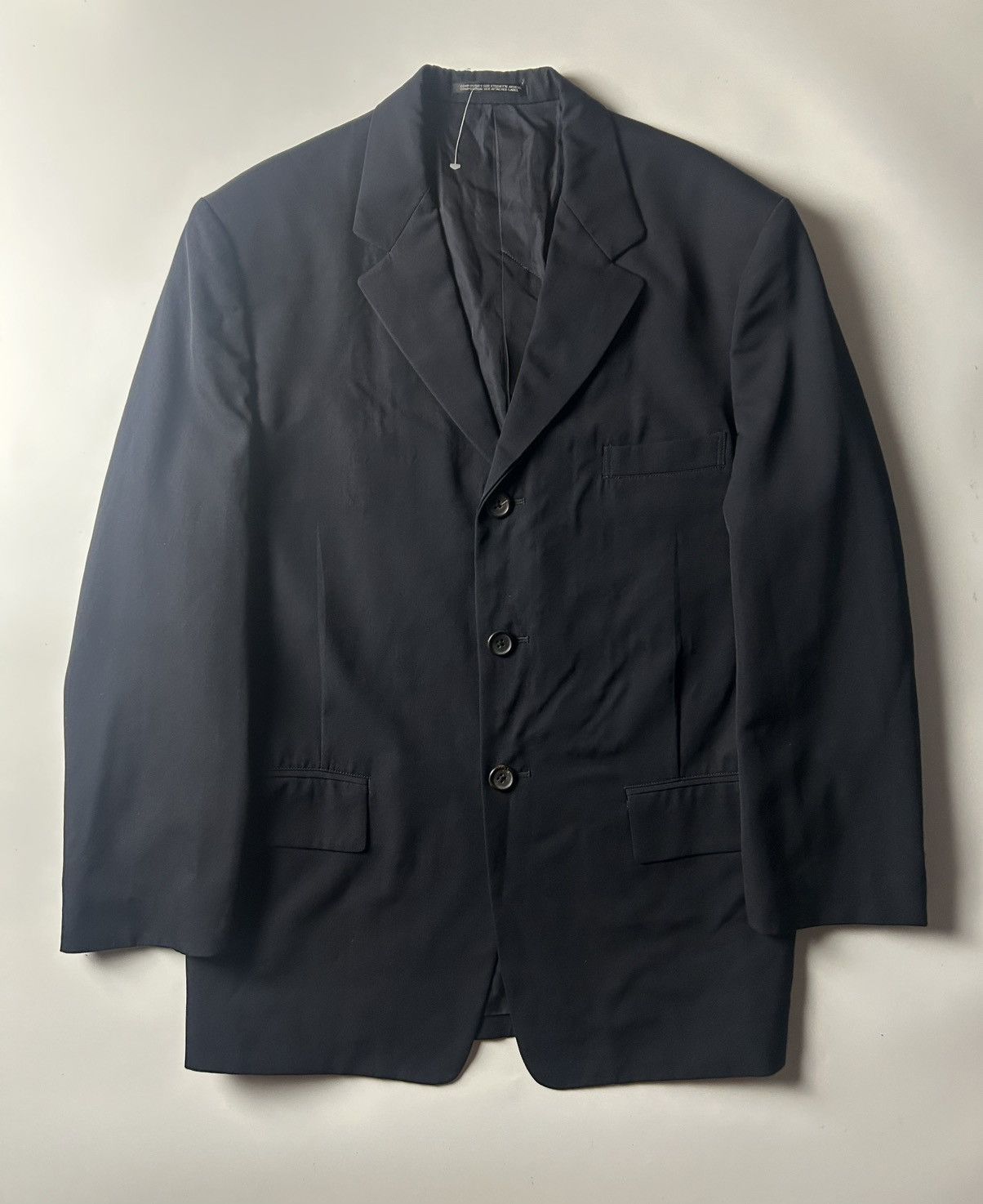 Yohji Yamamoto Yohji Yamamoto Pour Homme Wool Blazer Size 46S - 1 Thumbnail