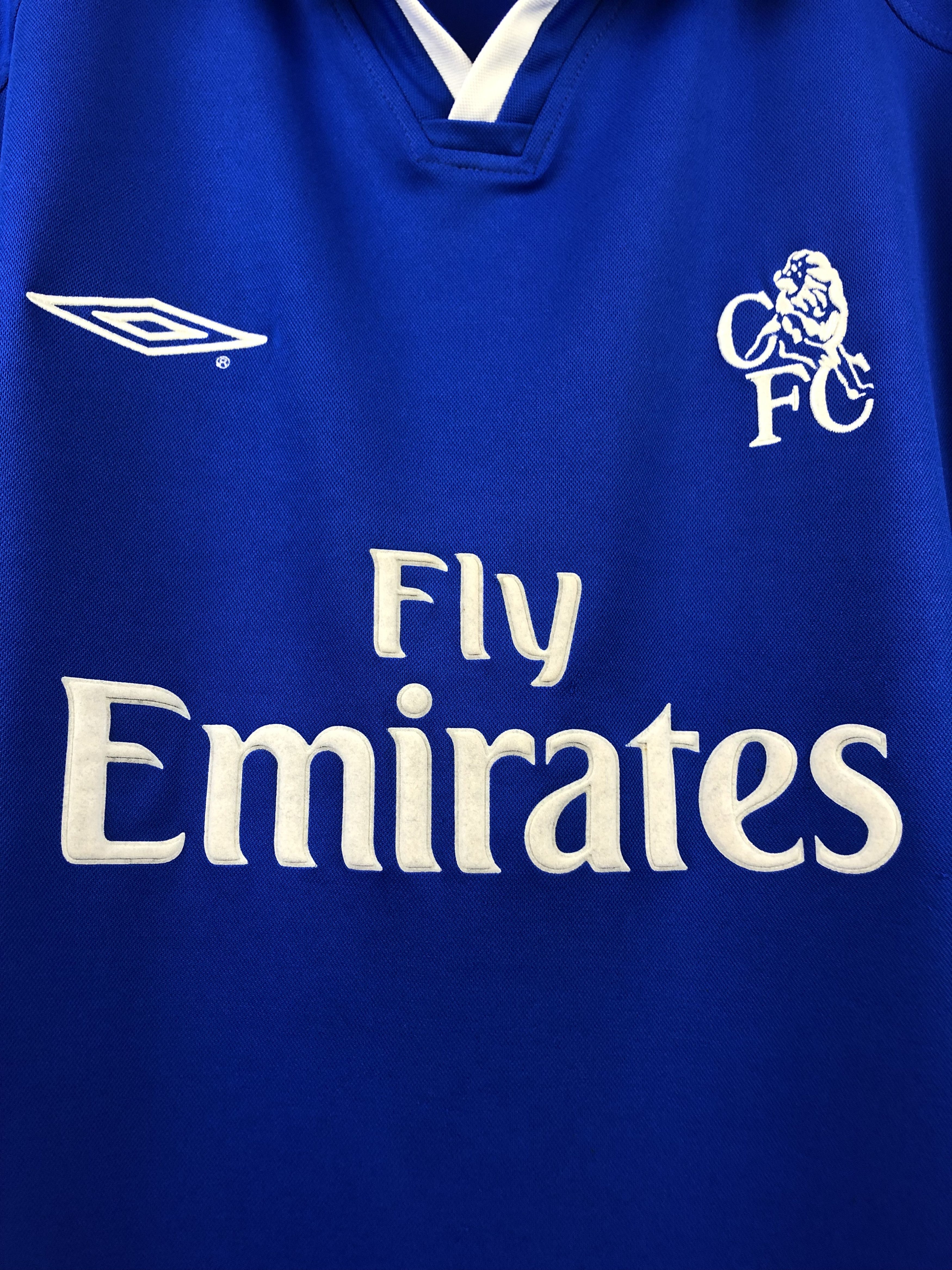 Vintage Chelsea Home football shirt 2001 Soccer Jersey Rare Umbro Size US XL / EU 56 / 4 - 5 Thumbnail