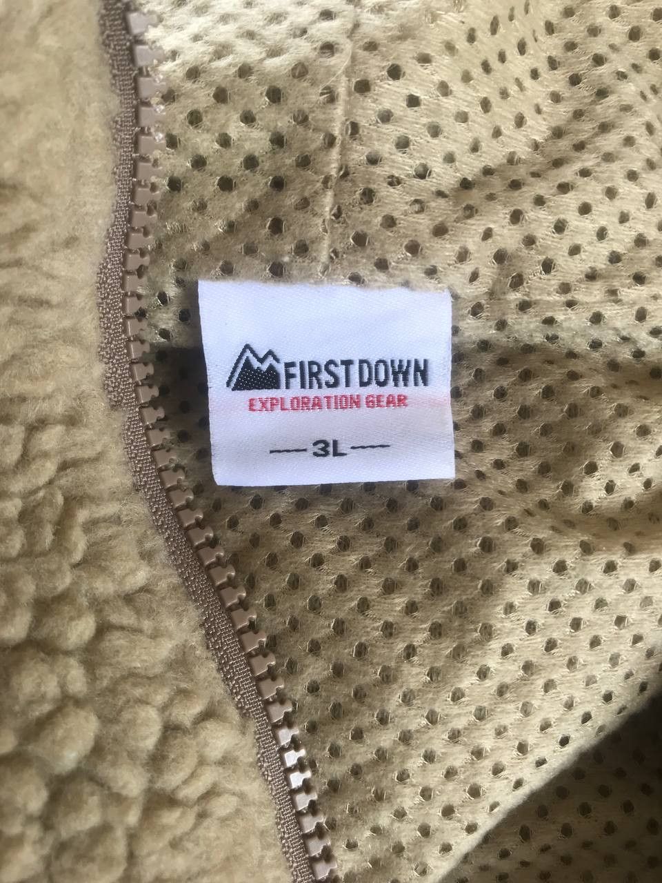 Japanese Brand First Down Deep Pile Fleece Oversized Hoodie Jacket Size US XL / EU 56 / 4 - 4 Thumbnail