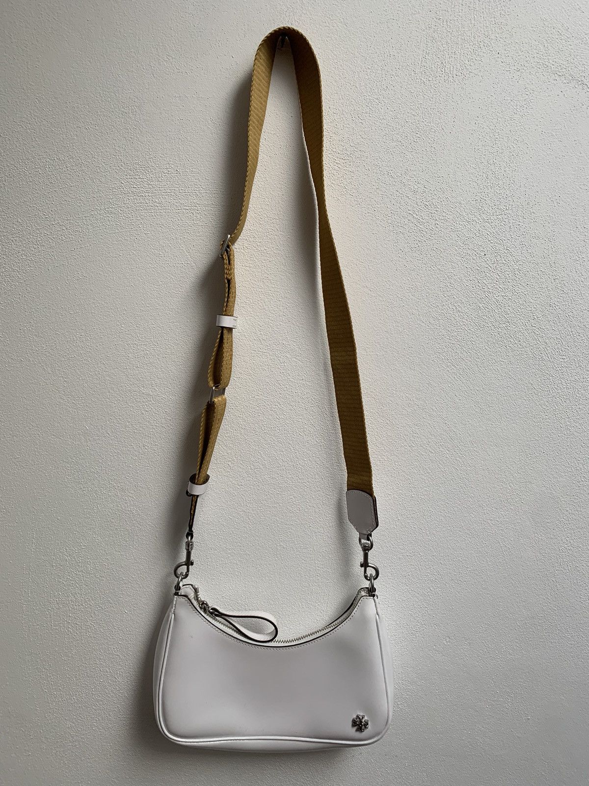 Tory Burch Tory Burch Mercer Spazzolato Leather Shoulder Bag Size ONE SIZE - 11 Thumbnail
