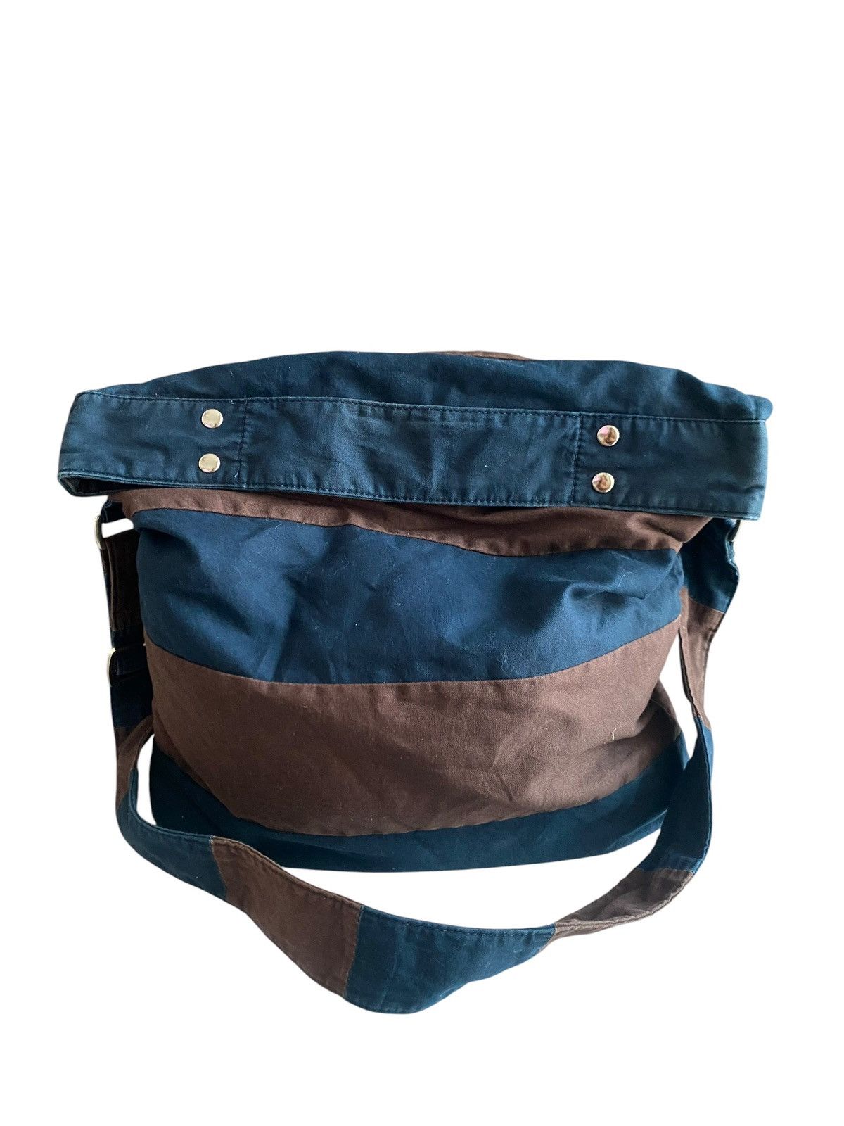 Issey Miyake Archive Japanese Designer Sunao Kuwahara IS Stripe Bag Sling Size ONE SIZE - 3 Thumbnail