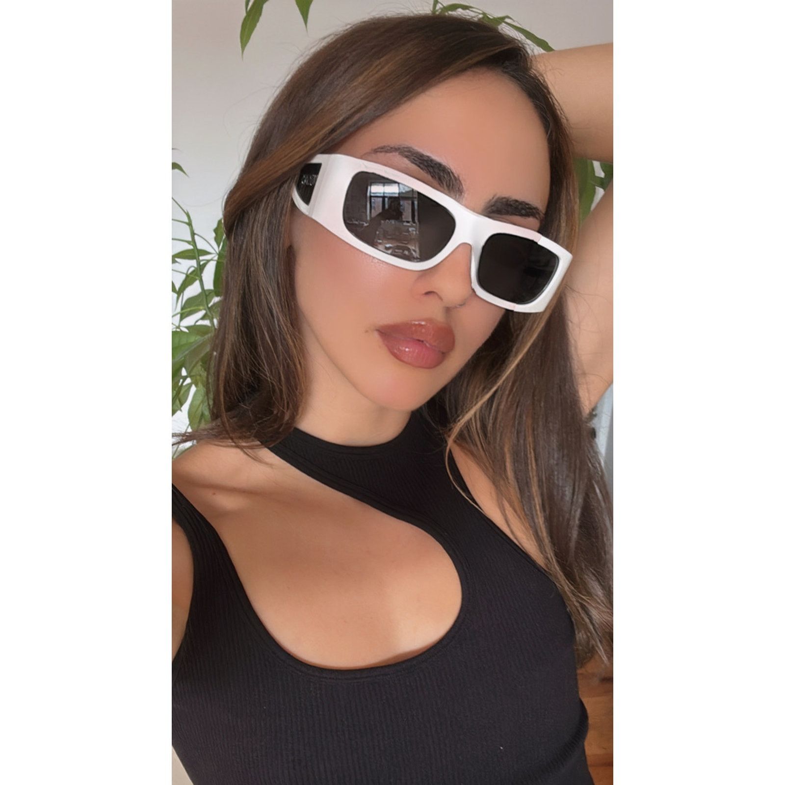Versace NEW Versace VE4482 White Shielded Sunglasses Size ONE SIZE - 2 Thumbnail