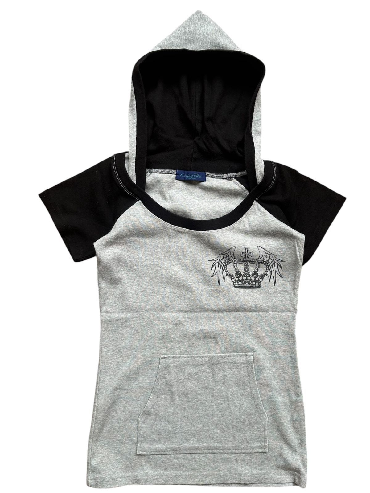 If Six Was Nine Kartica Blue Punk Short Sleeve Hoodie if6was9 Size S / US 4 / IT 40 - 2 Thumbnail