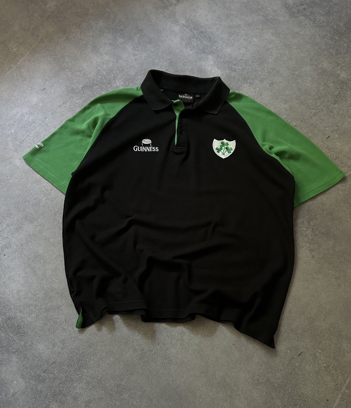 Rugby Ralph Lauren Vintage Guinness x Ireland 🇮🇪 rugby 🏉 polos jersey Size US L / EU 52-54 / 3 - 1 Thumbnail
