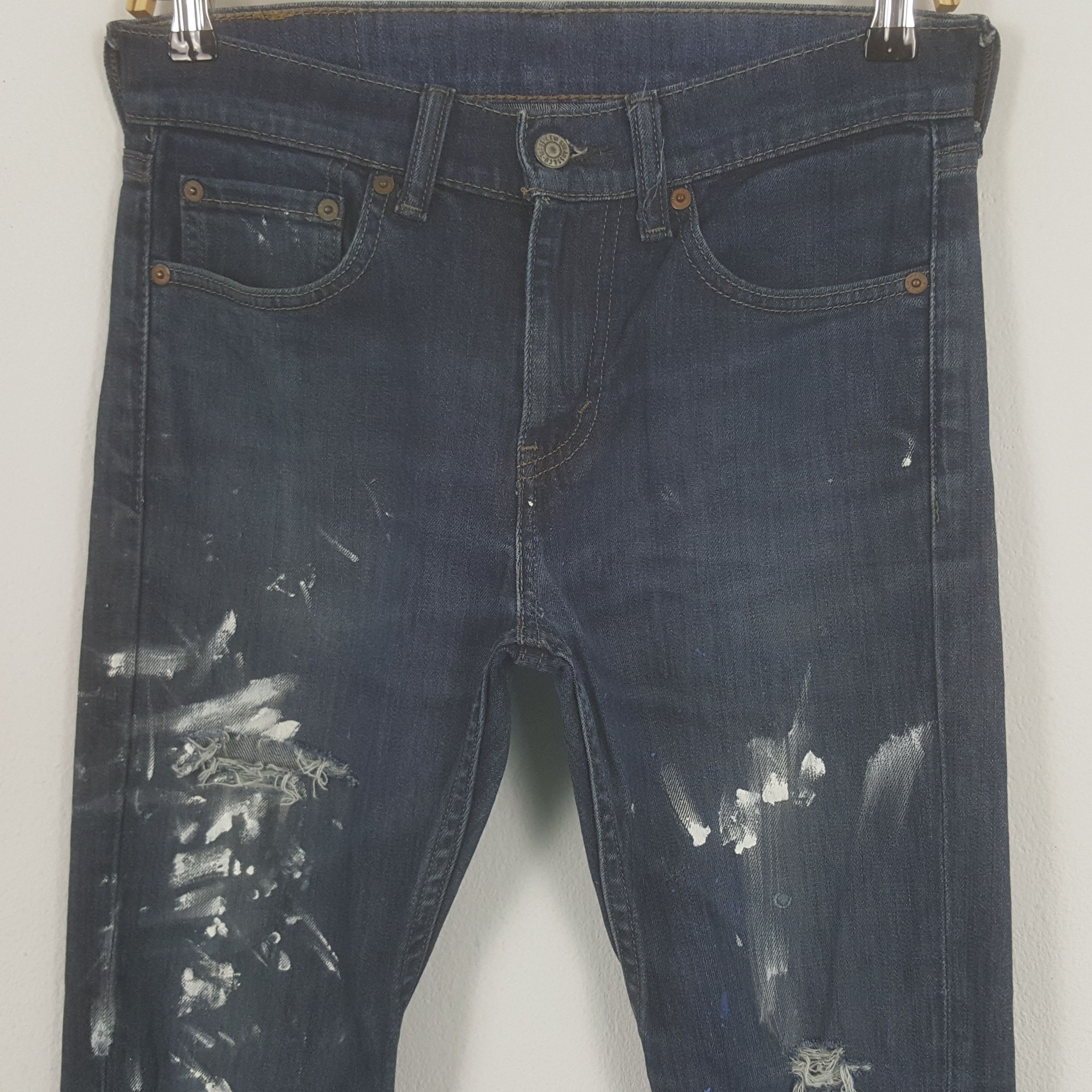 Levi's × Vintage Vintage Levi's Distressed Style Denim Jeans Size US 29 - 2 Thumbnail