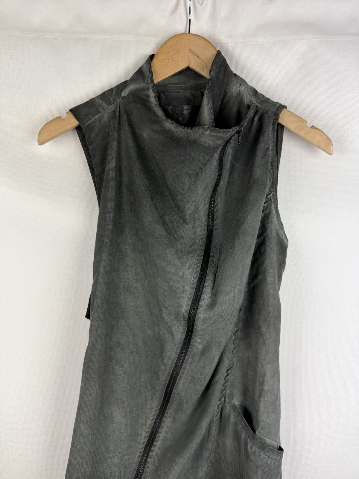 Japanese Brand Junus Coban Avant-garde Assymetrical Vest Tunic Jacket Size L / US 10 / IT 46 - 2 Thumbnail