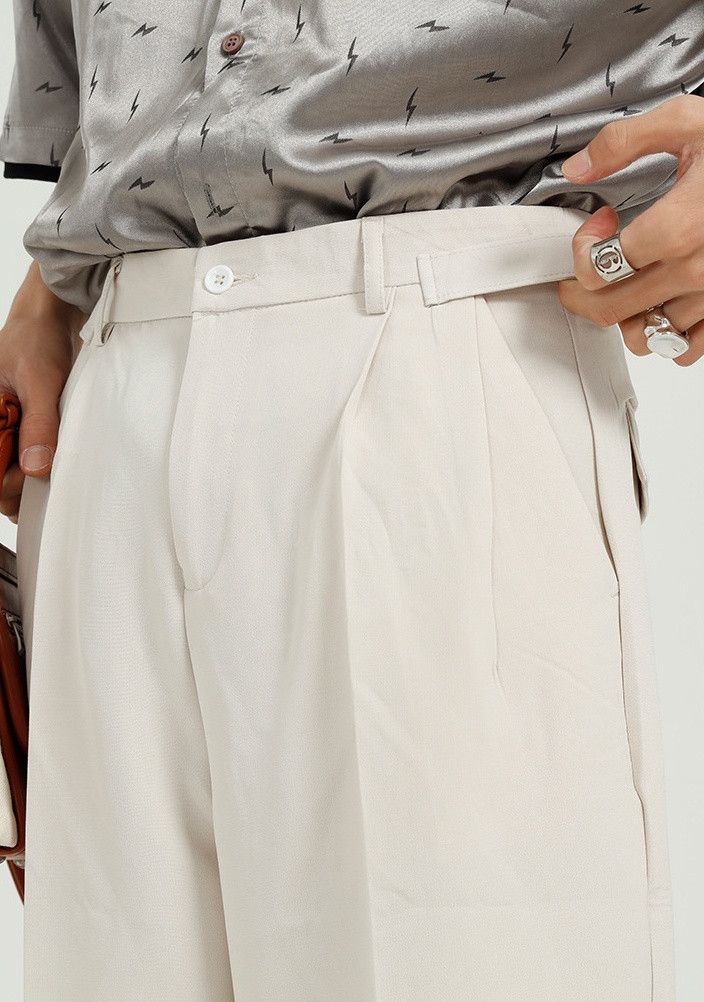 Designer × Japanese Brand Casual loose straight trend solid color trousers Size US 32 / EU 48 - 5 Thumbnail