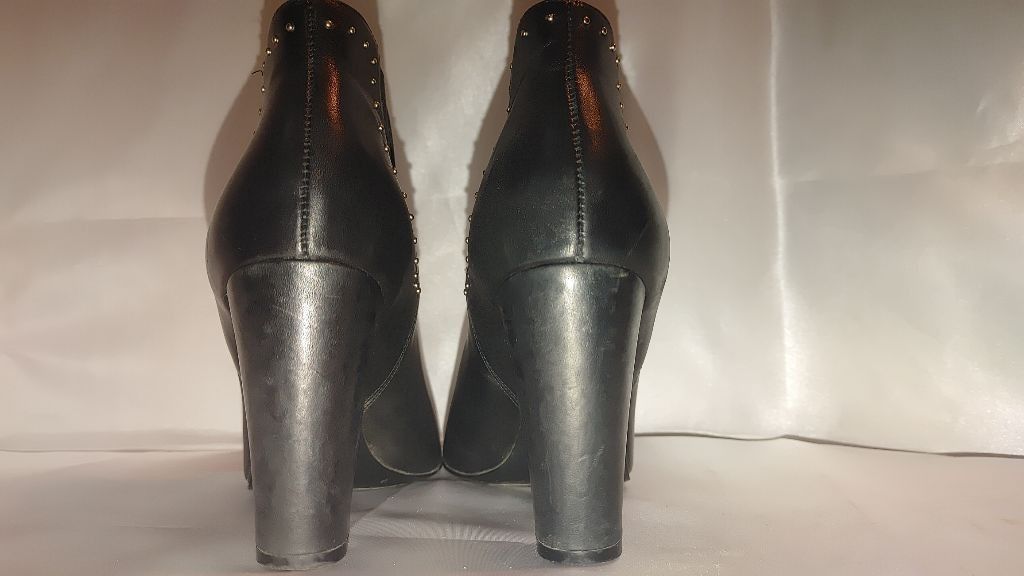 JOSEF SEIBAL Lauren Ralph Lauren Vivanne Leather Ankle Booties Size 6.5B Size US 6.5 / IT 36.5 - 7 Thumbnail