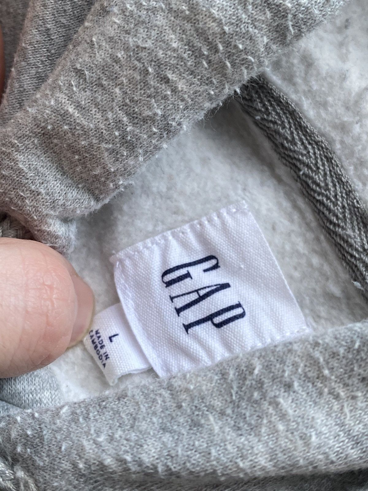 Gap Vintage Gap Hoodie in Grey 🩶 Size US L / EU 52-54 / 3 - 2 Thumbnail