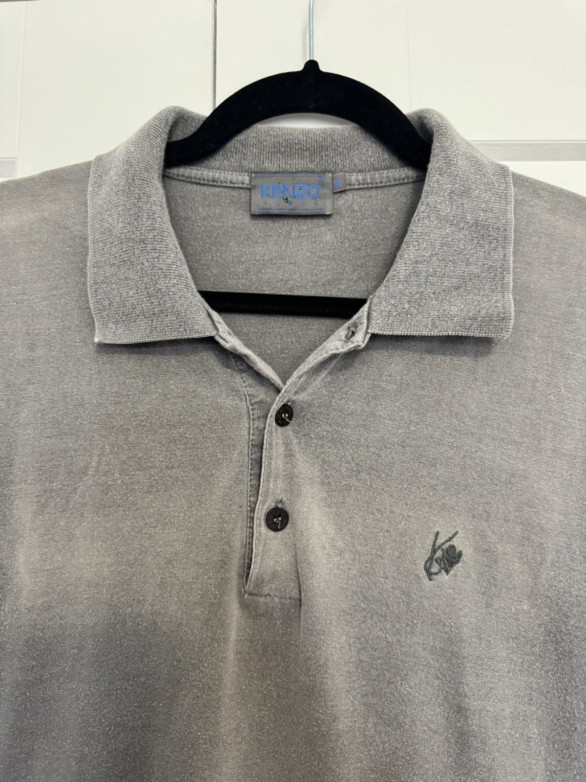 Kenzo Kenzo Vintage Men’s Polo Size US XL / EU 56 / 4 - 2 Thumbnail