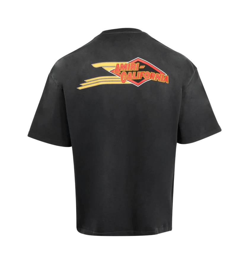 Amiri o1h1sh11225 Eagle Oversized Tee in Black Size US L / EU 52-54 / 3 - 2 Thumbnail