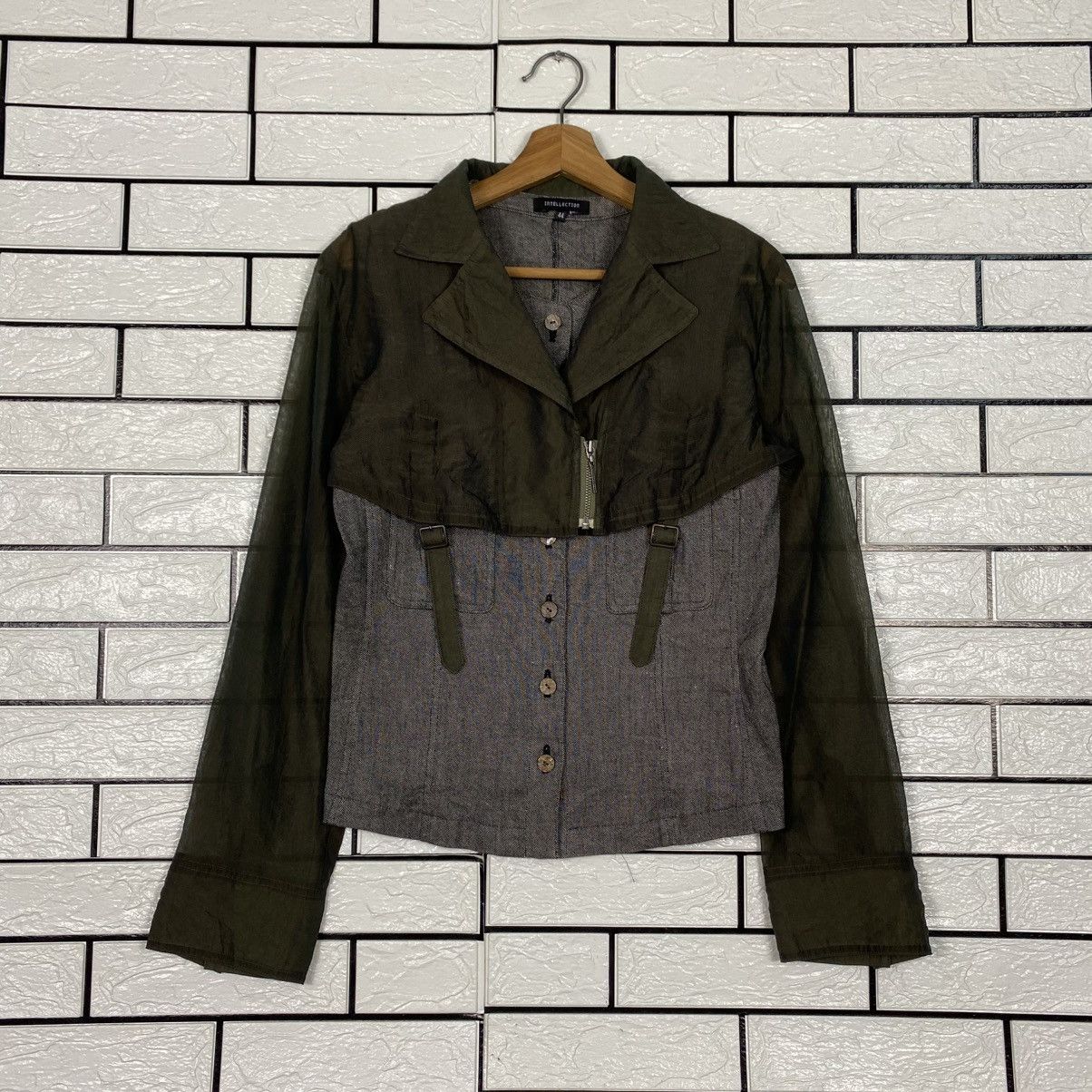Issey Miyake 📌Vintage Button Jacket Double Astro Style Intellection Size US S / EU 44-46 / 1 - 2 Thumbnail