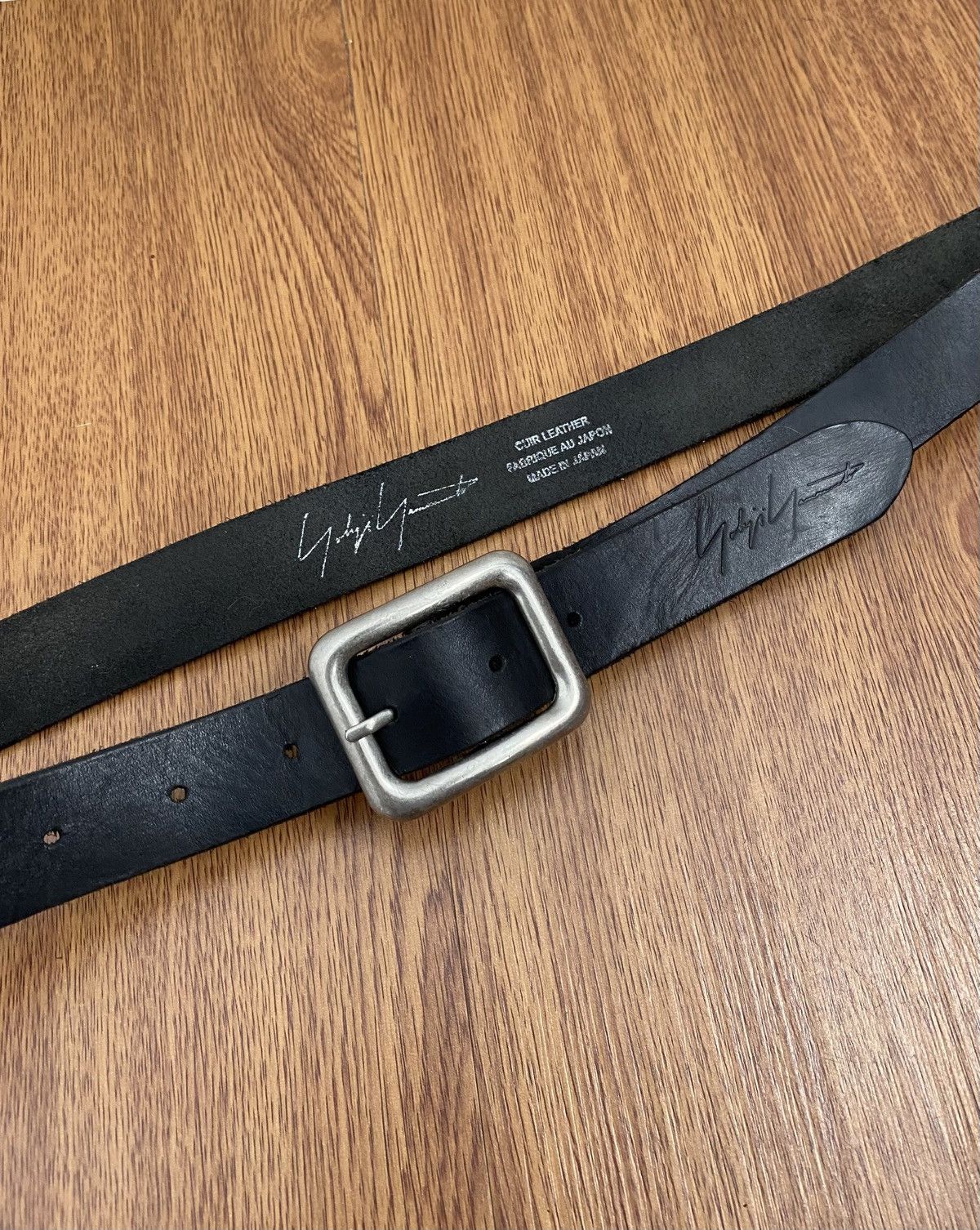 Yohji Yamamoto Yohji yamamoto classic leather belt Size ONE SIZE - 3 Thumbnail
