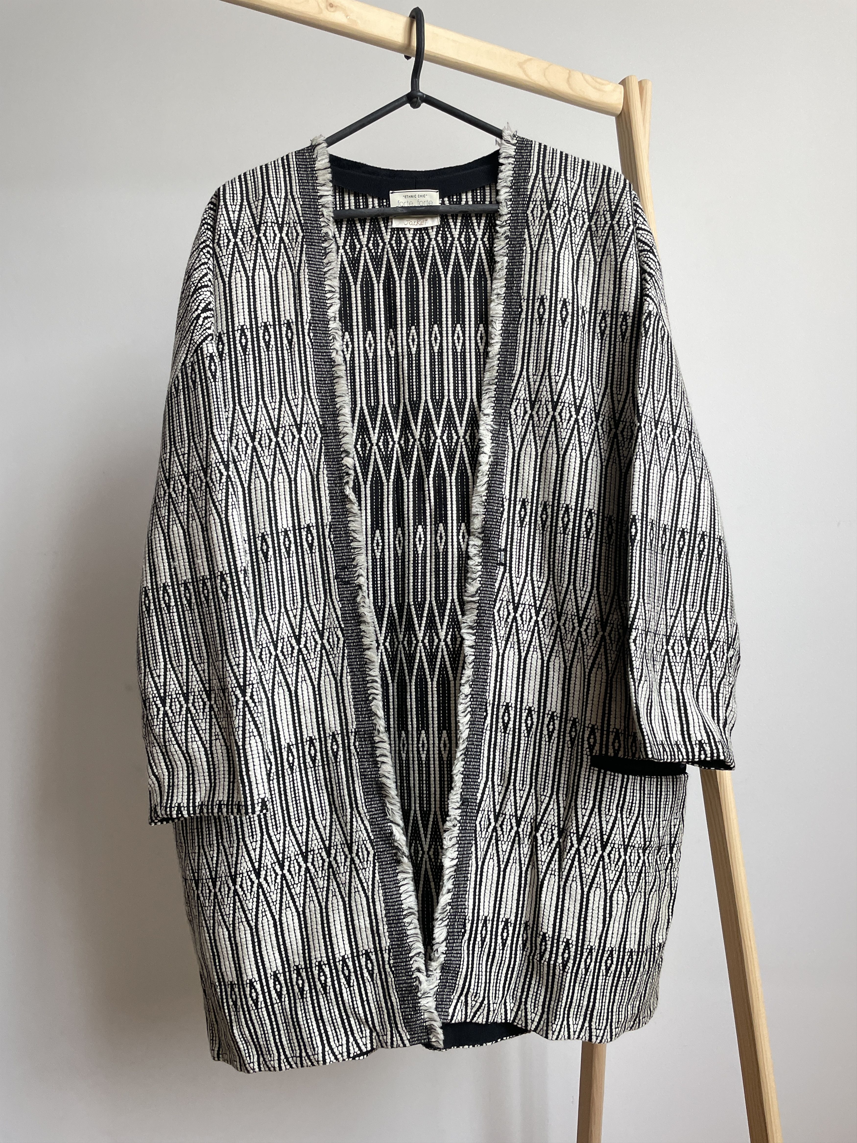 forte_forte Forte Forte Ethnic Chic 2015 Womens Jacquard Coatigan Size 0 Size XS / US 0-2 / IT 36-38 - 1 Thumbnail