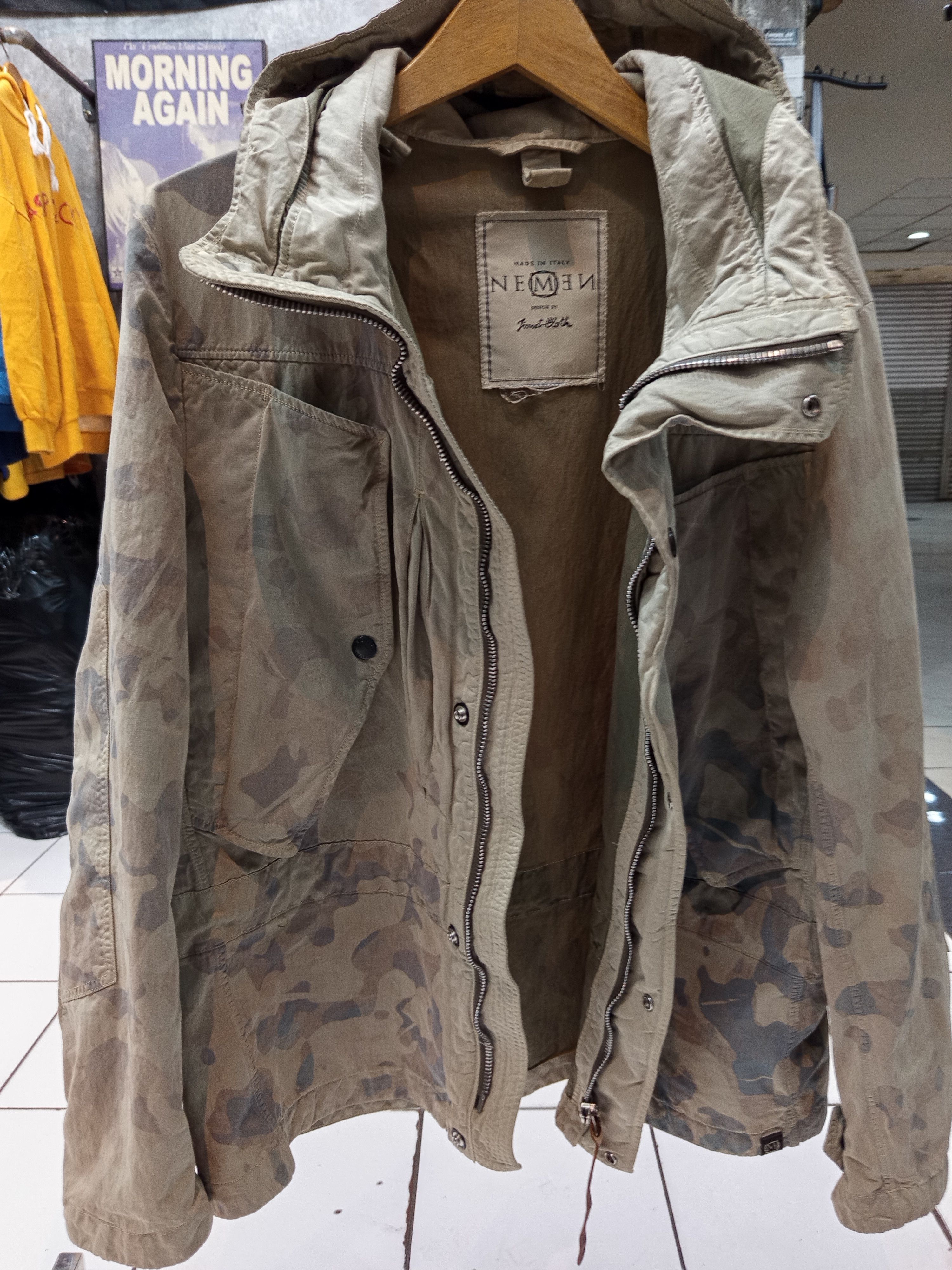 Nemen NEMEN Garment Dyed Camo Technical Field Jacket Size US L / EU 52-54 / 3 - 8 Thumbnail