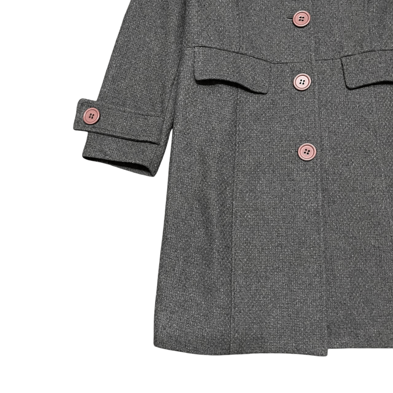Burberry Vintage Burberry London Wool Long Coat Size S / US 4 / IT 40 - 3 Thumbnail