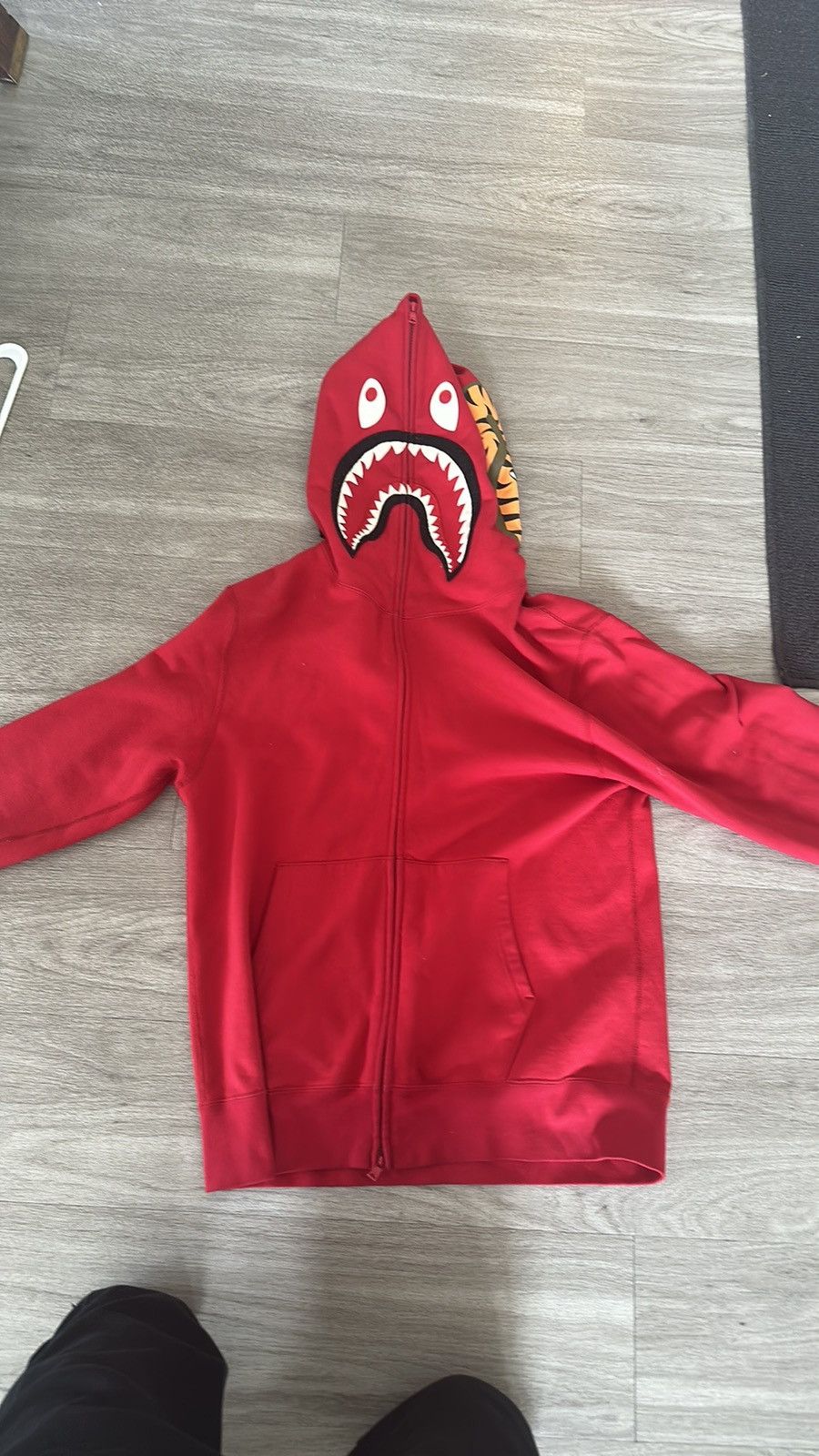 Bape A Bathing Ape Shark Hoodie Size US XL / EU 56 / 4 - 2 Thumbnail