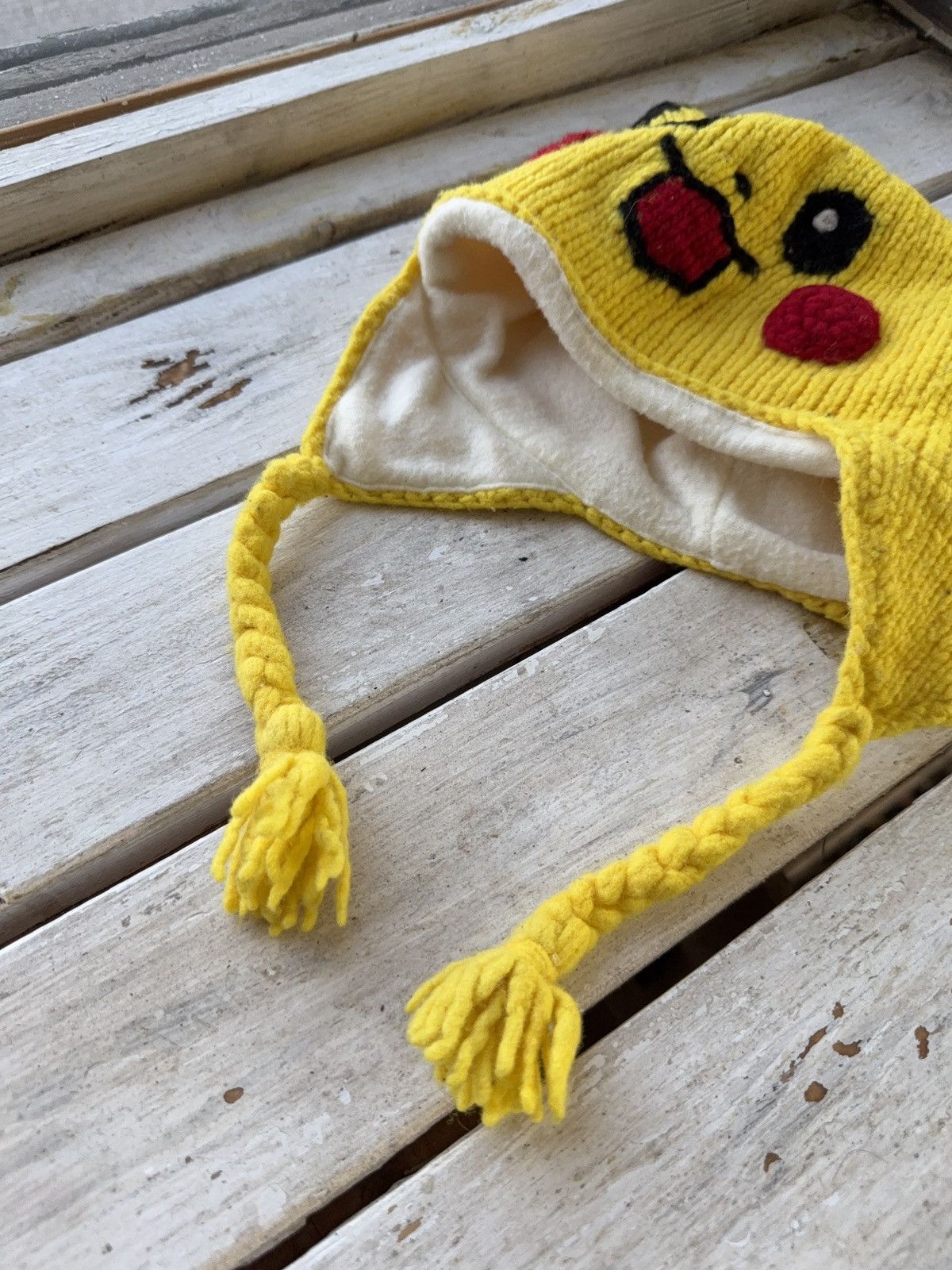 Japanese Brand × Nintendo × Pokemon RARE Y2K Pikachu Pokémon Beanie Hat Nintendo Size ONE SIZE - 2 Thumbnail