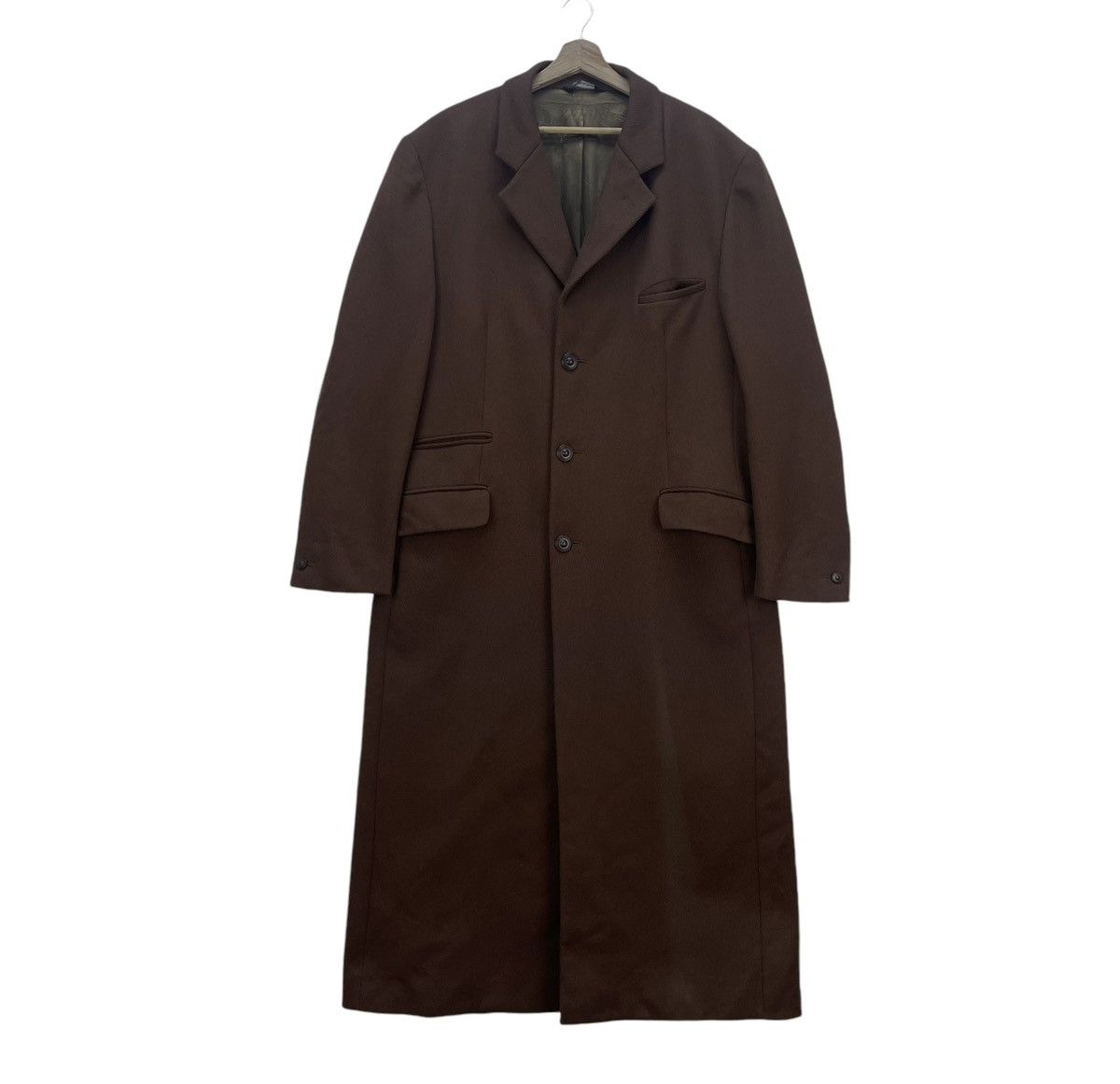 Autumn Cashmere × Versace × Versus Versace 💥Vintage Giani Versus Overcoat Medusa Button Jacket Size US L / EU 52-54 / 3 - 2 Thumbnail