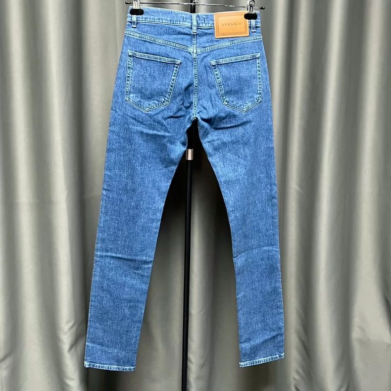 Versace Versace Paperclip men's slim jeans Size US 33 - 2 Thumbnail