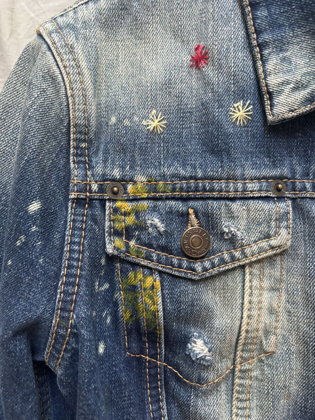 Dsquared2 D squared2 denim jacket Size XS / US 0-2 / IT 36-38 - 2 Thumbnail