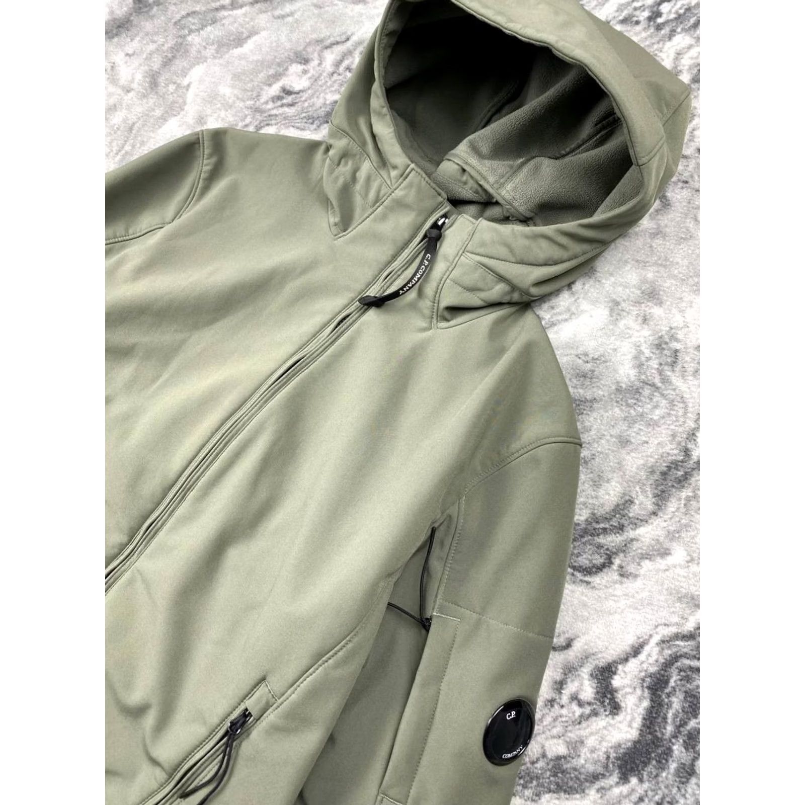 Vintage CP Company Jacket Men Size 52 Olive Green Fleece Lined Nylon Shell Logo Puffer Winter Size US L / EU 52-54 / 3 - 2 Thumbnail