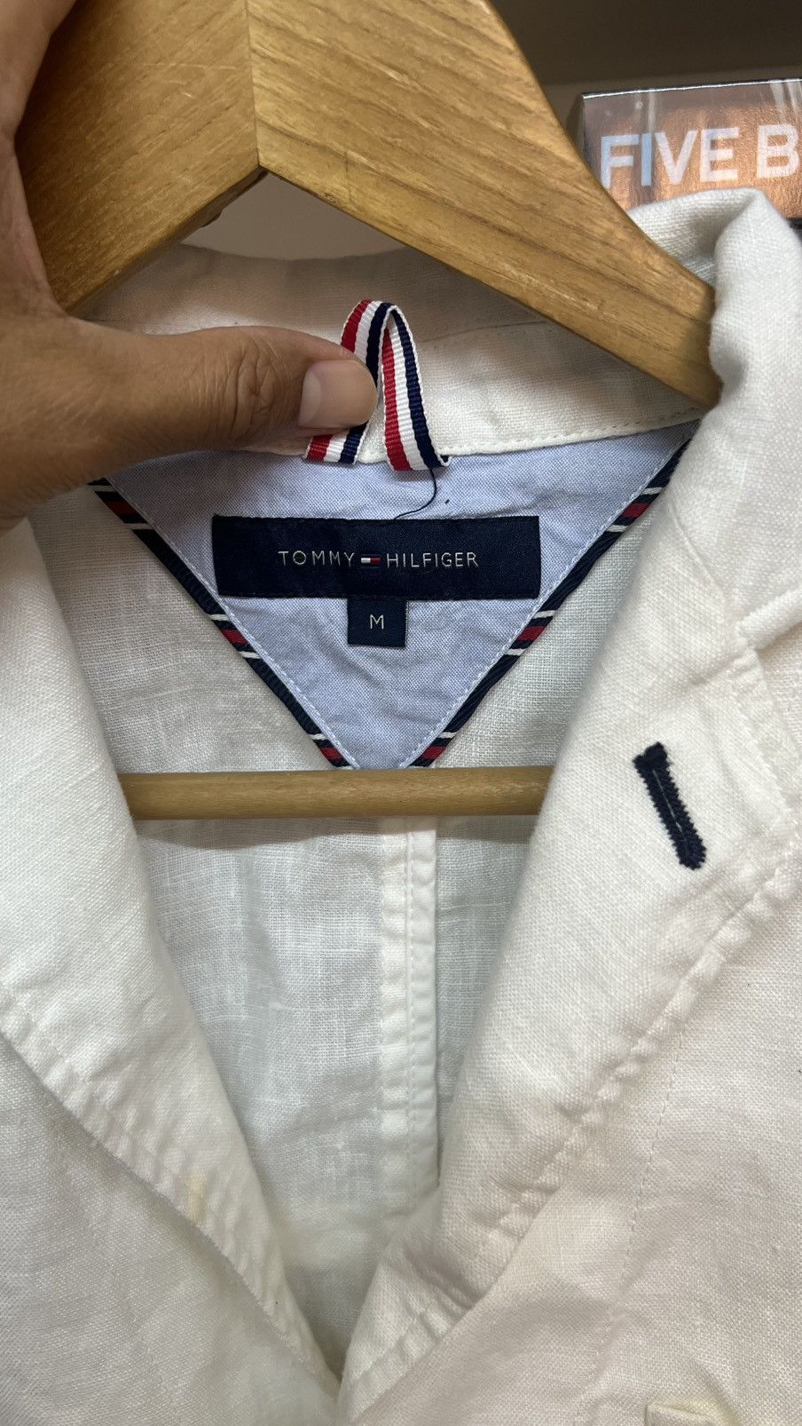Tommy Hilfiger Tommy Hilfiger Linen Jacket Size US M / EU 48-50 / 2 - 8 Thumbnail