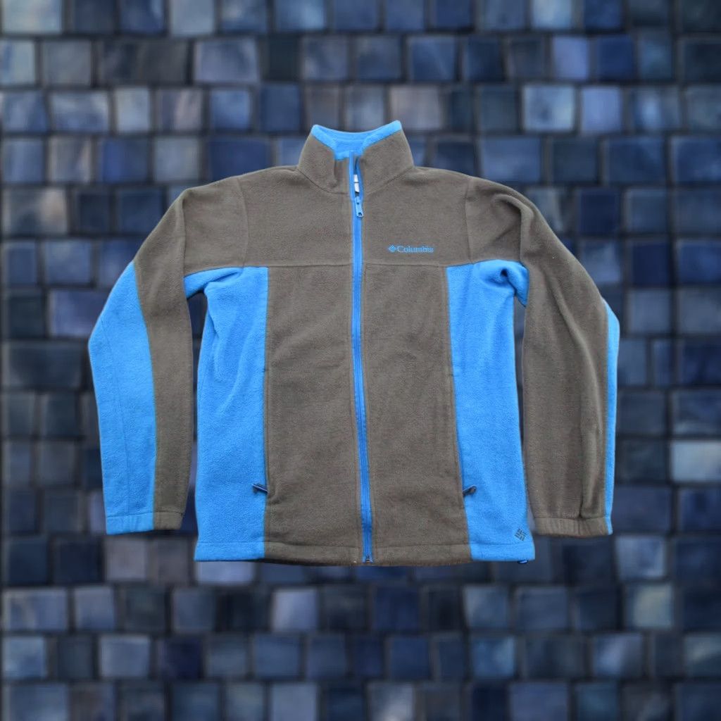 Vintage Columbia Mens Full Zip Fleece Jacket Gray Blue Size S Outdoors Hiking Regular Zip Jacket Mens Size US S / EU 44-46 / 1 - 1 Thumbnail