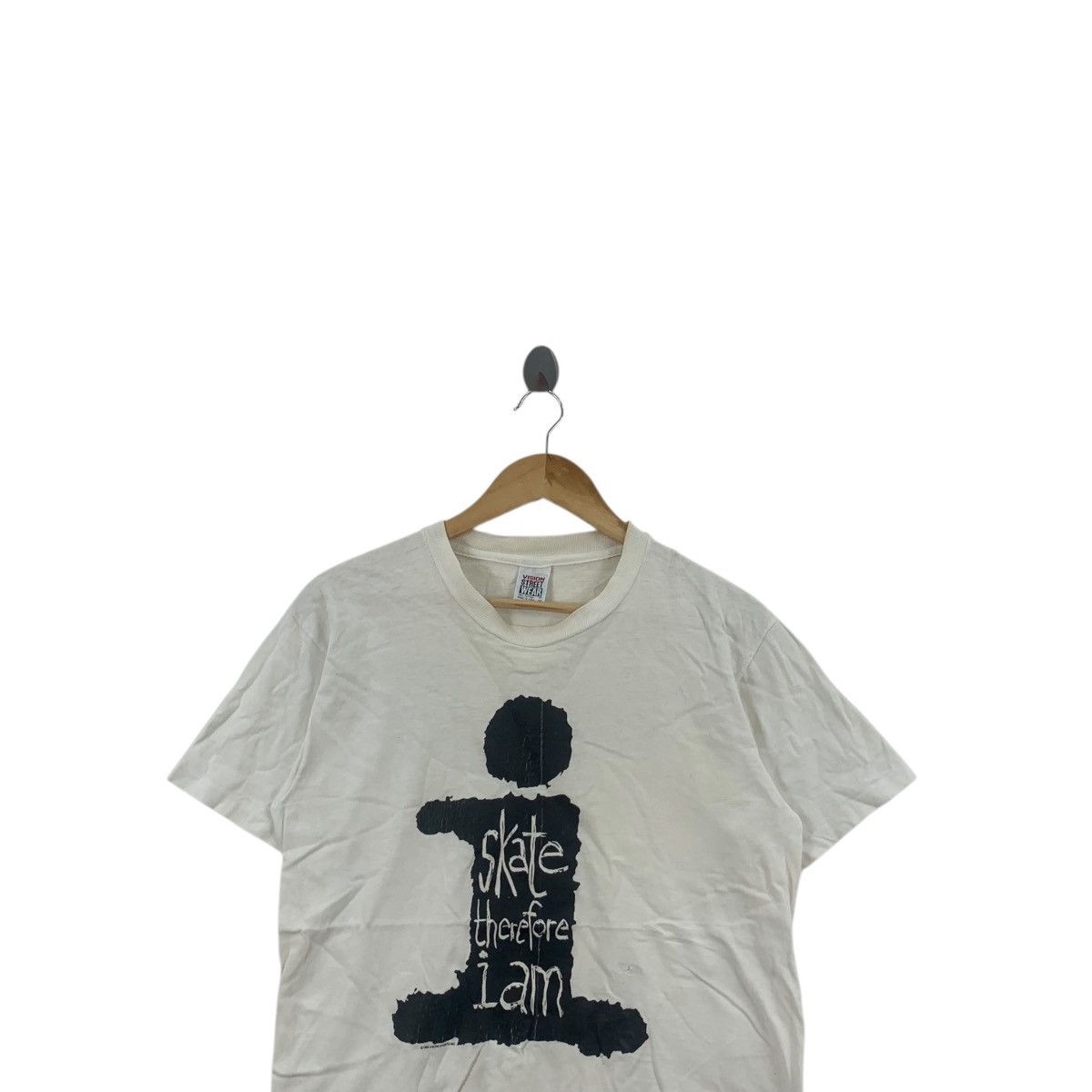 Vision Streetwear Vintage 1988 VISION SKATEBOARD I Skate I Am Tee Shirt Street Size US M / EU 48-50 / 2 - 2 Thumbnail