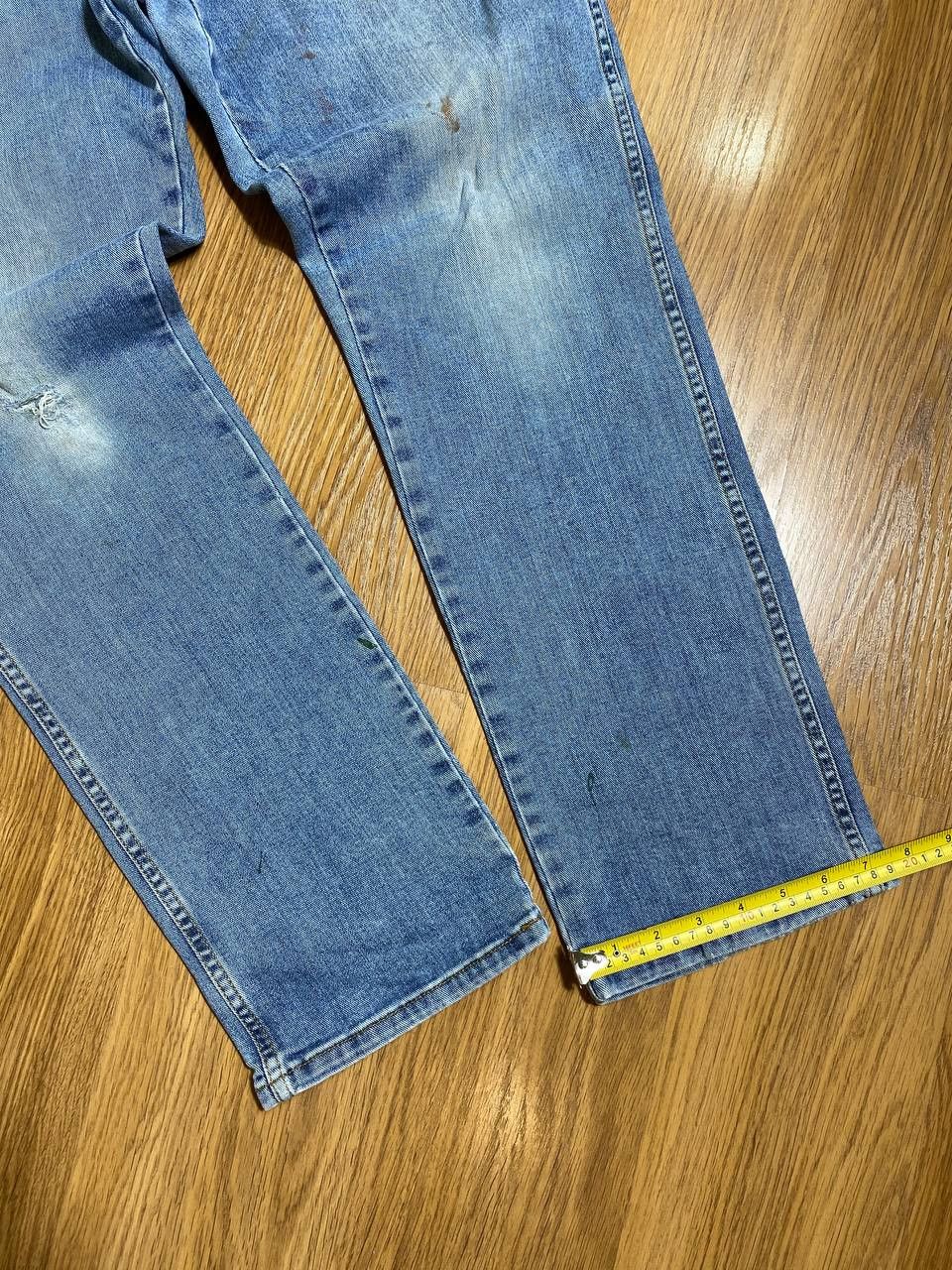 Wrangler VINTAGE FADED WRANGLER BLUE DENIM SKATER JEANS 34x30 Size US 34 / EU 50 - 4 Thumbnail