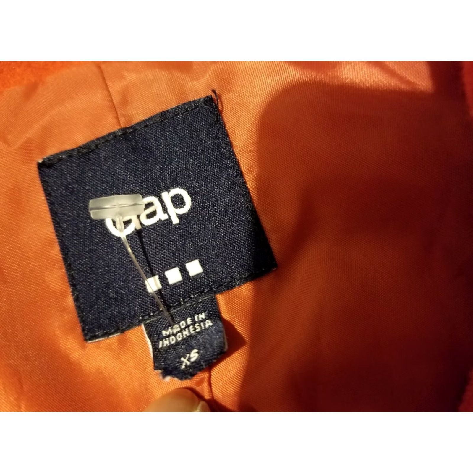 Gap VINTAGE Gap Peacoat Jacket XS Orange Womens Size XS / US 0-2 / IT 36-38 - 3 Thumbnail